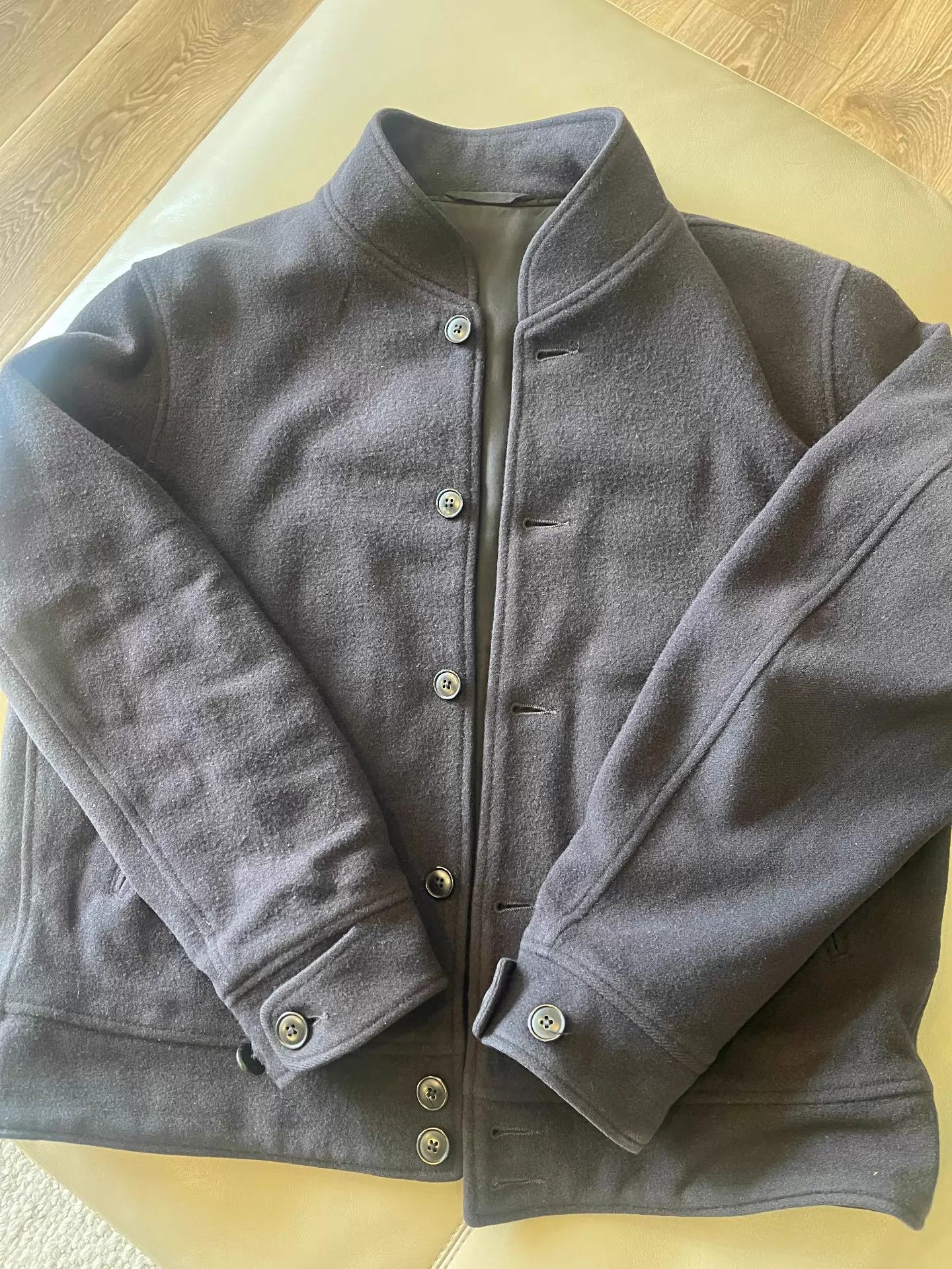 Comoli Comoli Bomber Jacket Wool Silk Lining Size 2 Size US M / EU 48-50 / 2 - 1 Thumbnail