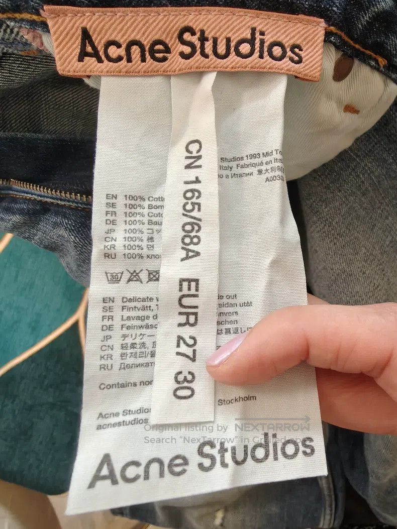 Acne Studios Acne Studios 1993 series ripped denim jeans Size US 27 - 5 Thumbnail