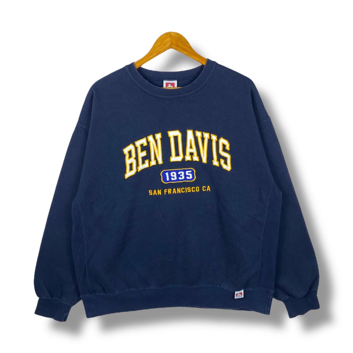 Ben Davis BEN DAVIS San Francisco Embroidery Logo Crewneck Sweatshirt Size US XL / EU 56 / 4 - 1 Thumbnail