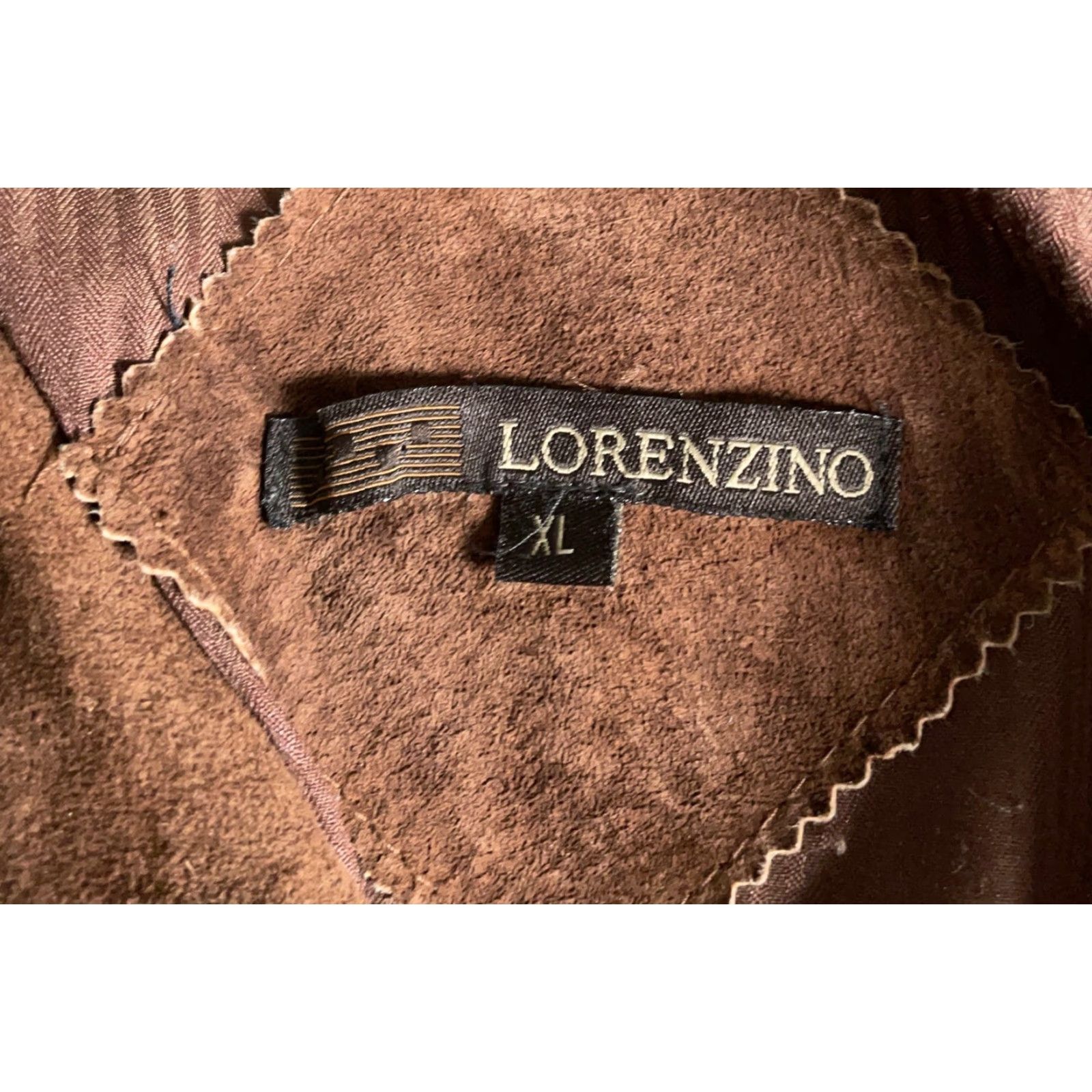 Vintage VINTAGE Lorenzino Leather Wool Knit Zip-Up Bomber Jacket Men XL Brown Unlined Full Zip Short Size US XL / EU 56 / 4 - 3 Thumbnail