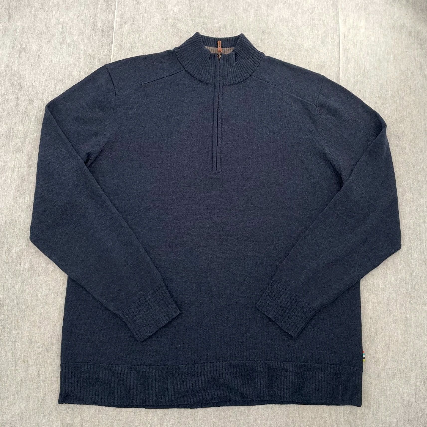 Smartwool SmartWool Sweater Adult XL Blue Kiva Ridge Half Zip Merino Wool Blend Pullover Size US XL / EU 56 / 4 - 2 Thumbnail