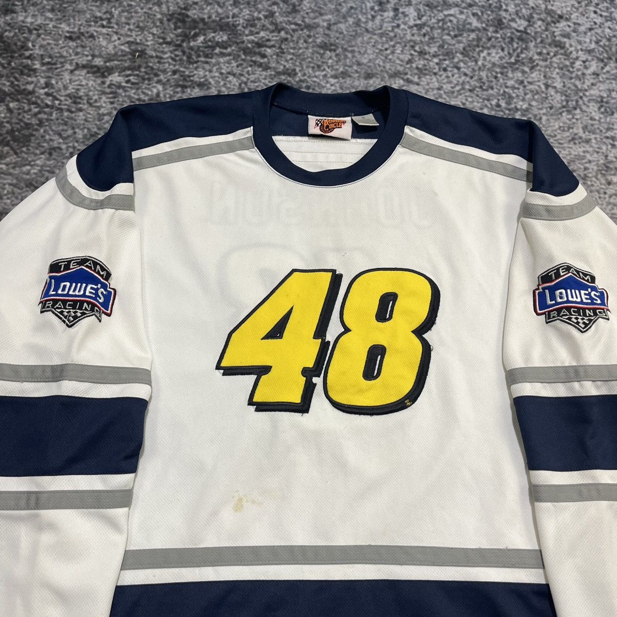 Winners Circle VINTAGE JIMMIE JOHNSON LOWE'S NASCAR RACING JERSEY MEDIUM Size US M / EU 48-50 / 2 - 4 Thumbnail
