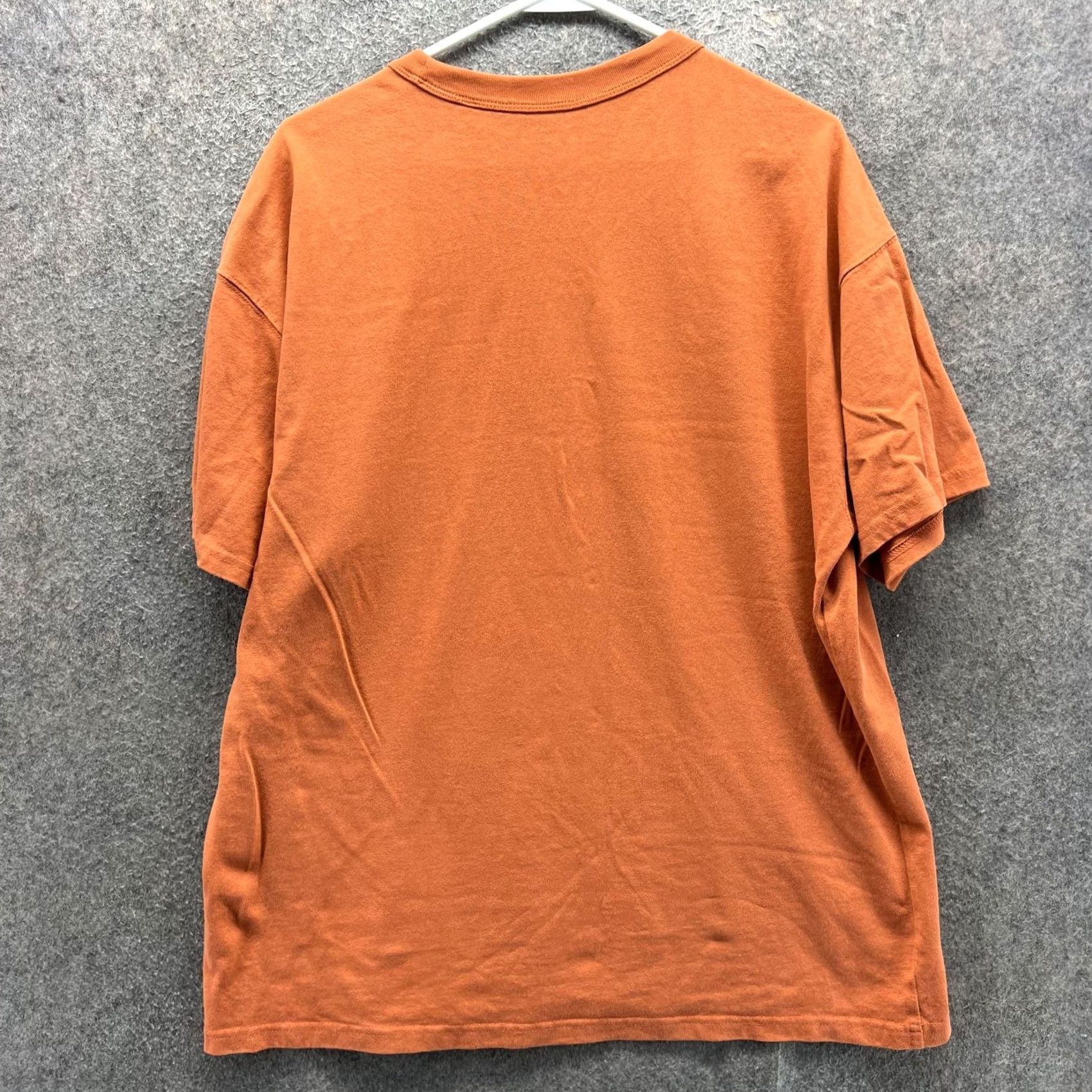 Nike VINTAGE Nike Shirt Mens Large Orange Swoosh Center Logo Tagless Tee Athletic Casual Y2K Mens L Orange Logo Shirt T-Shirt Sports Summer Refined Size US L / EU 52-54 / 3 - 6 Thumbnail