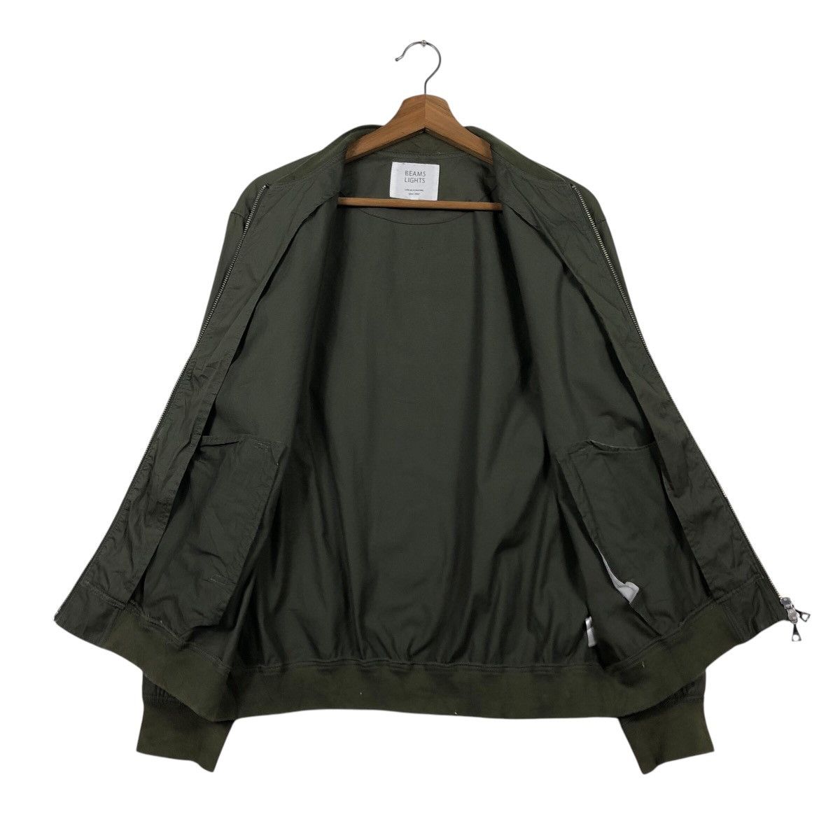 Beams Plus 📌Vintage Bomber Jacket Beams Light Military Design Size US L / EU 52-54 / 3 - 14 Thumbnail