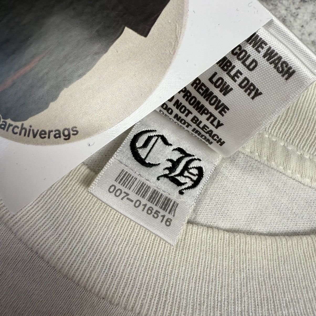 Chrome Hearts Chrome Hearts Vintage Floral Horseshoe Pocket White T-Shirt Size US S / EU 44-46 / 1 - 13 Thumbnail