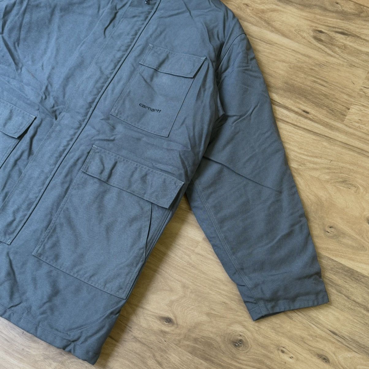 Carhartt Vintage Carhartt Hooded Insulated Cordura Jacket Parka Size US L / EU 52-54 / 3 - 3 Thumbnail