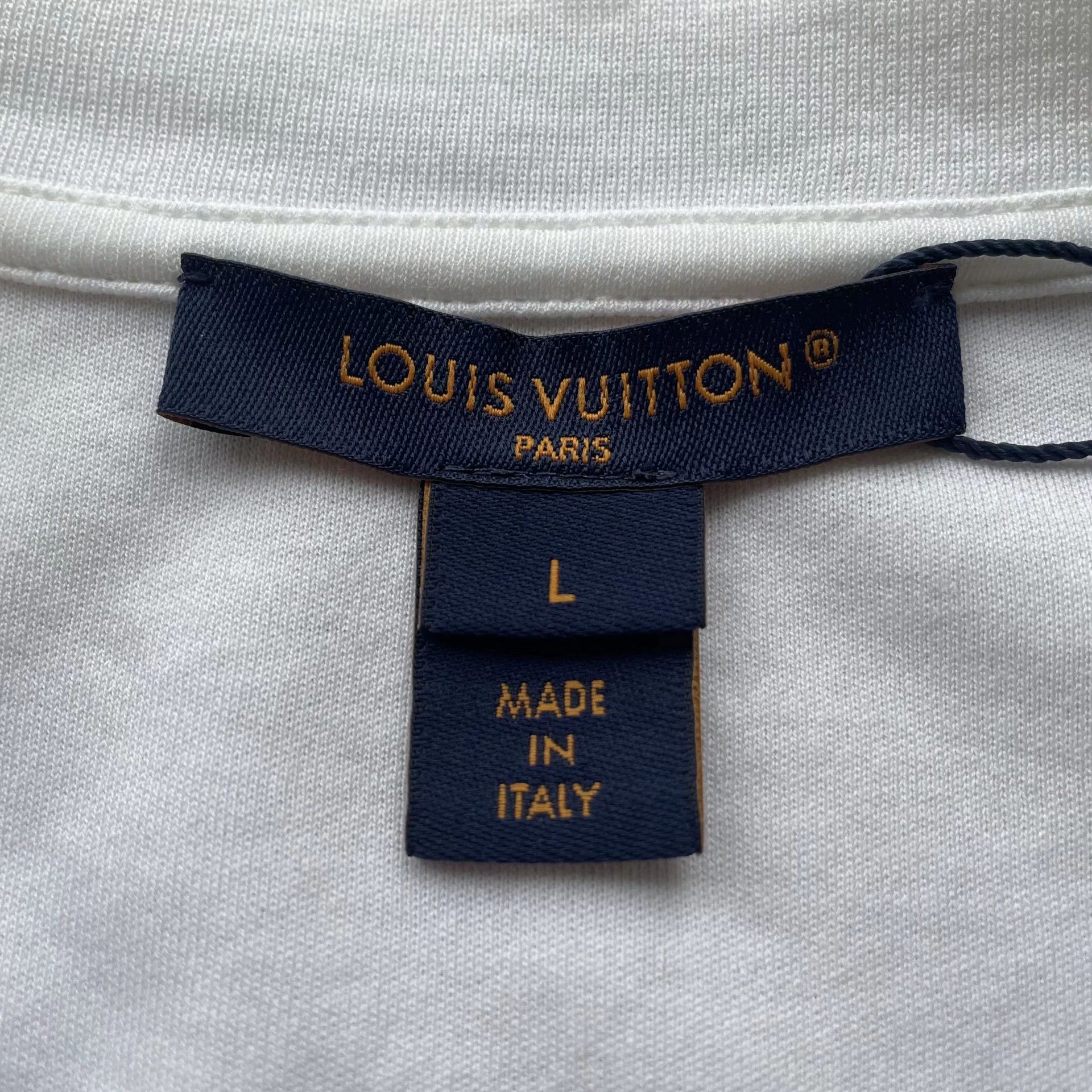 Louis Vuitton LV SS23 Logo Crewneck Short Tee Women's White L Size L / US 10 / IT 46 - 4 Thumbnail