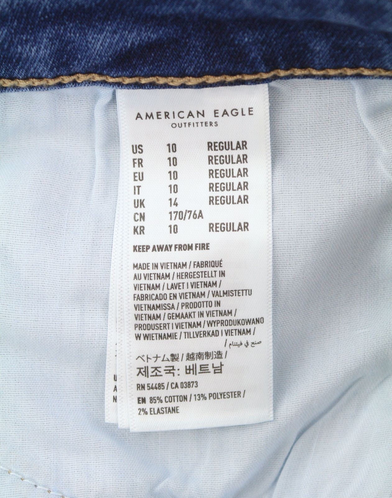 American Eagle Outfitters HI-RISE JEGGING W30 Soft Stretch Jeans 88965 Size 30" / US 8 / IT 44 - 7 Thumbnail