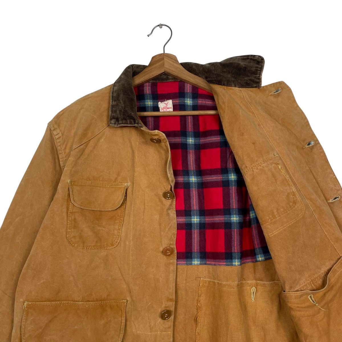Vintage Vintage Elk Brand Duck Canvas Hunting Jacket Size US L / EU 52-54 / 3 - 10 Thumbnail
