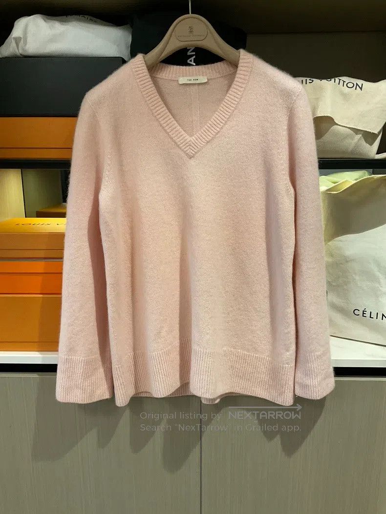 The Row The Row V-neck wool and cashmere blended wool Size S / US 4 / IT 40 - 1 Thumbnail