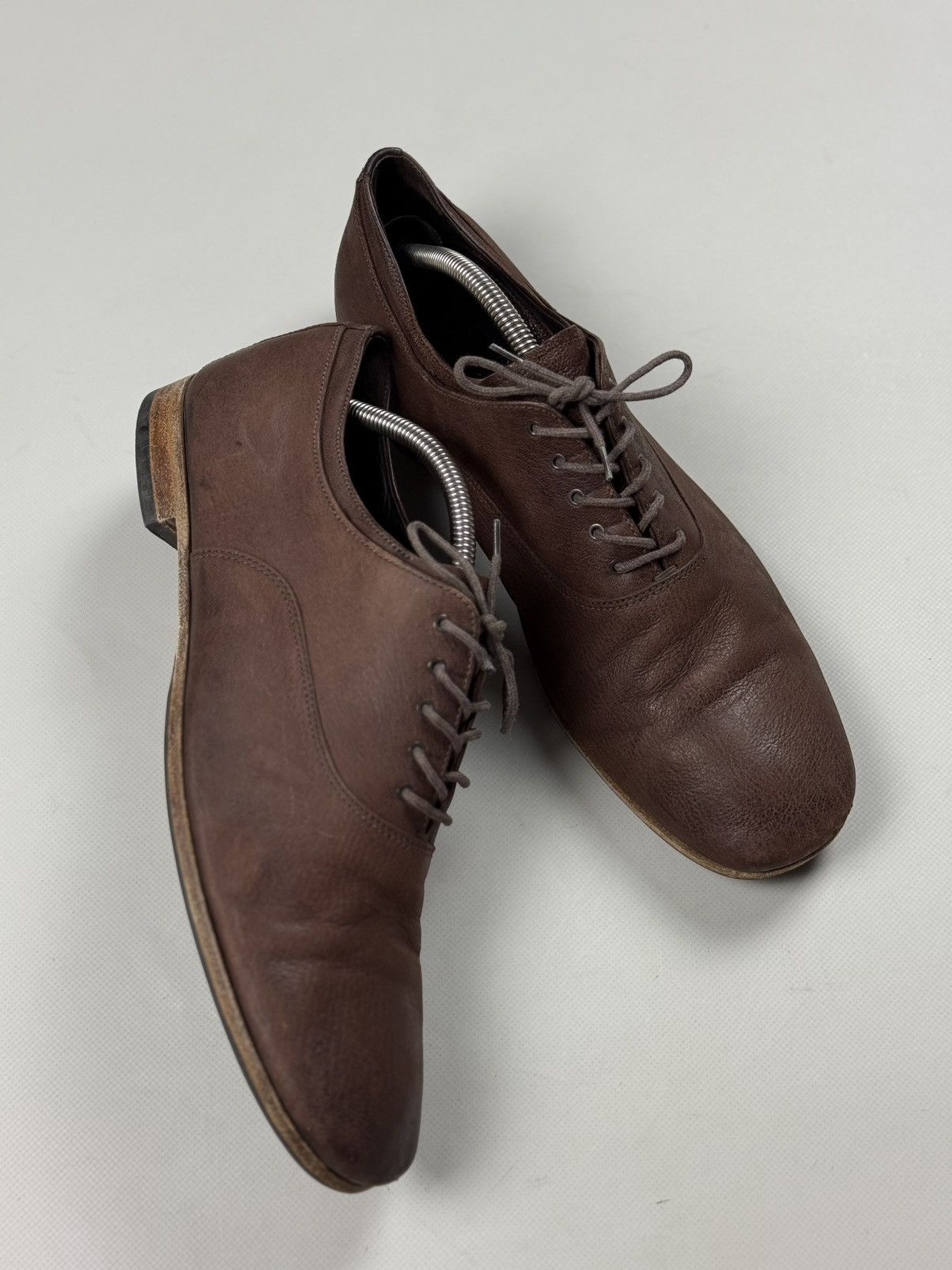 Prada Prada Men’s Leather Lace Up Formal Oxford Shoes Size US 10.5 / EU 43-44 - 3 Thumbnail