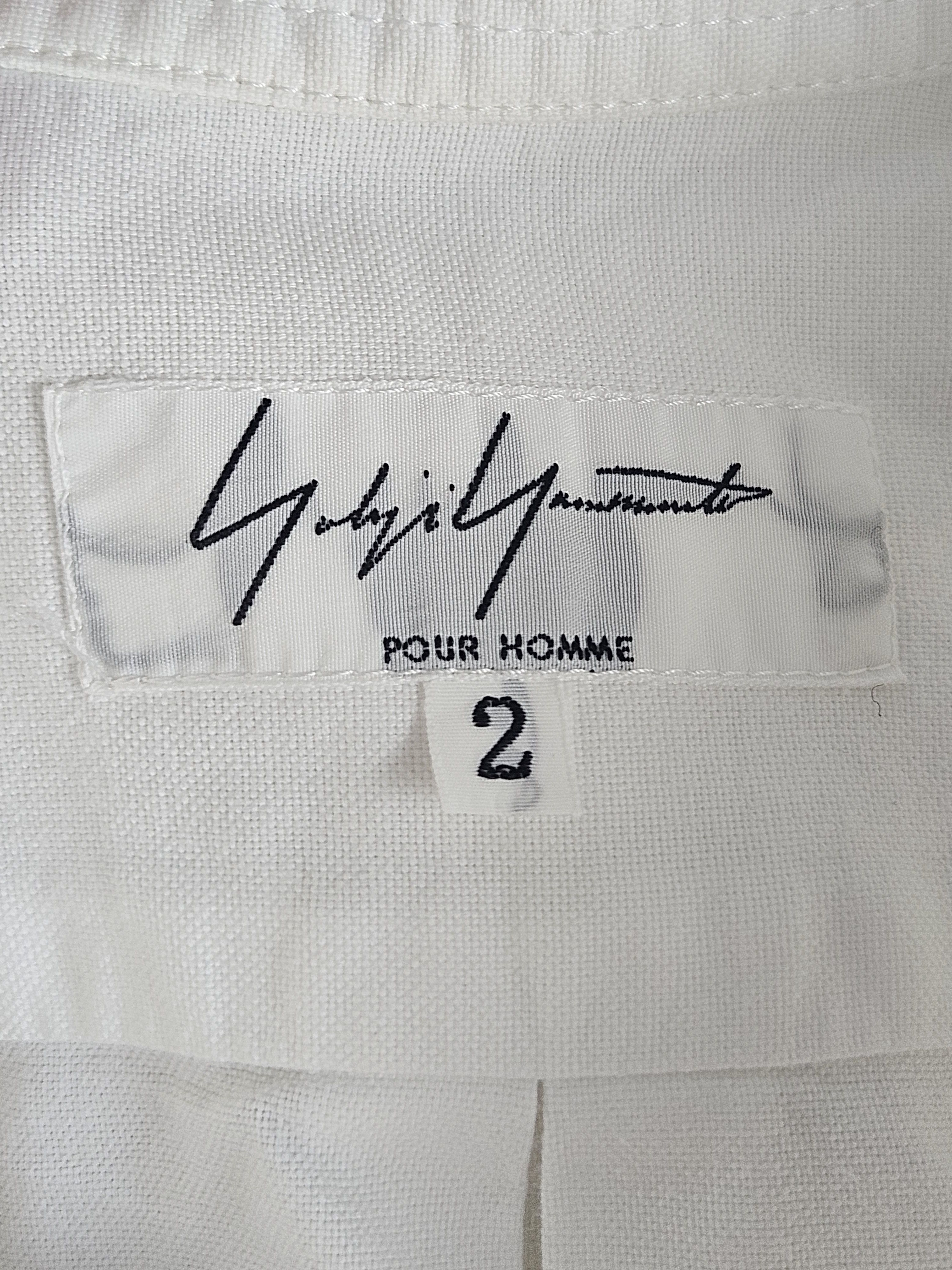 Yohji Yamamoto Yohji Yamamoto Pour Homme Long Buttons Up Men Over Shirt Size US M / EU 48-50 / 2 - 4 Thumbnail