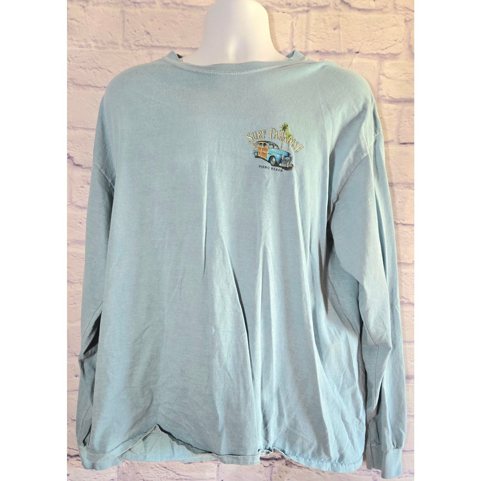 Gildan Gildan Blue Surf Paradise Pismo Beach Graphic Shirt XL Size US XL / EU 56 / 4 - 1 Thumbnail