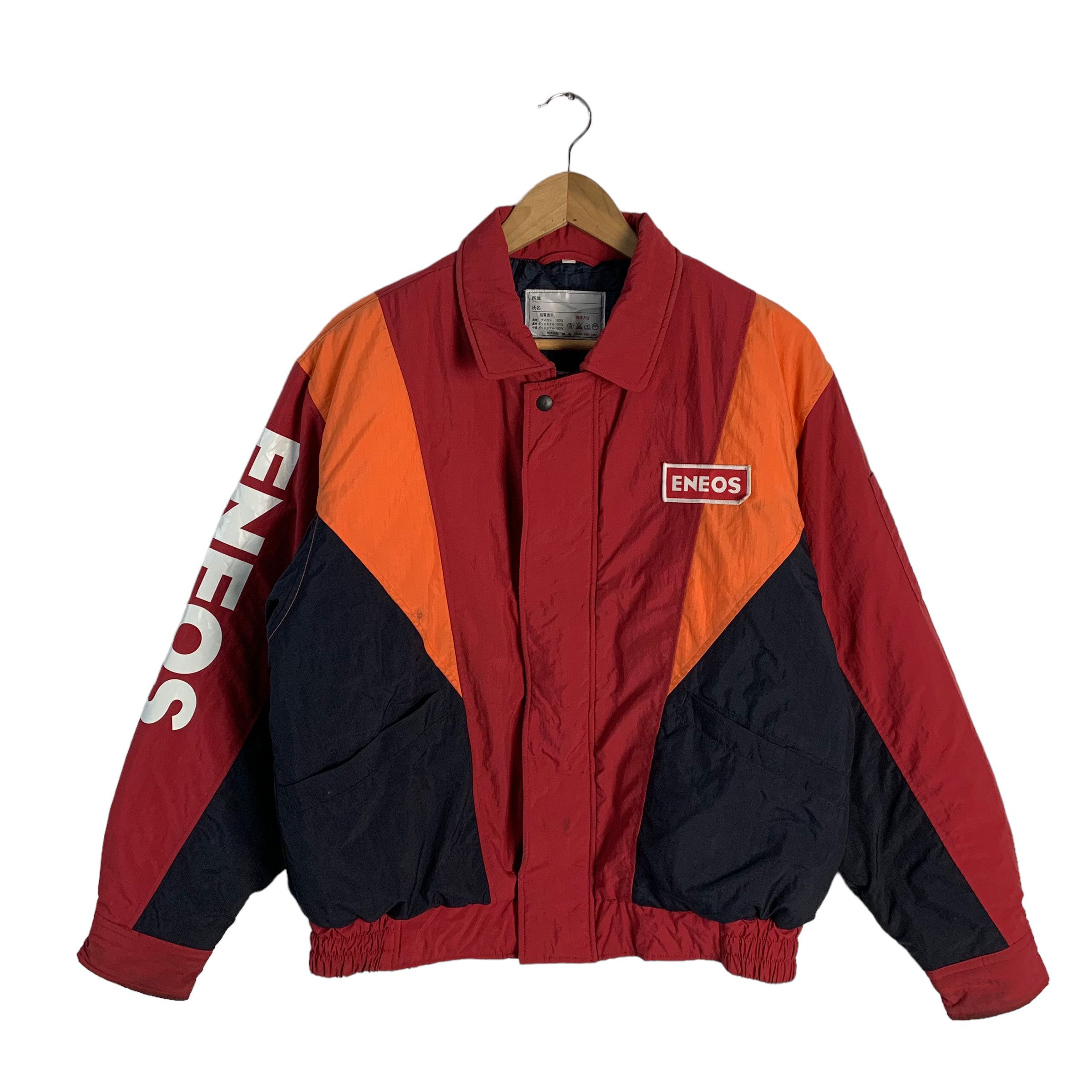 Image of Racing x Sports Specialties Vintage Eneos Multicolor Jacket in Red, Men's (Size Large)