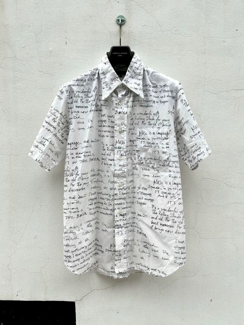 Comme des Garcons COMME des Garcons HOMME PLUS 05ss poetry short-sleeved shir Size US XS / EU 42 / 0 - 1 Thumbnail
