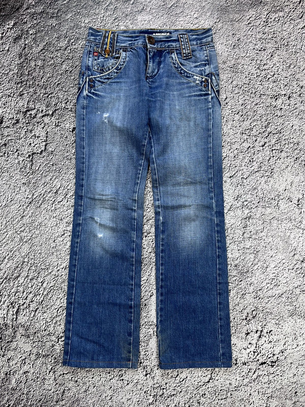 Miss Sixty Vintage Y2K Miss Sixty faded low rise jeans 00s size 26 Size 26" / US 2 / IT 38 - 4 Thumbnail