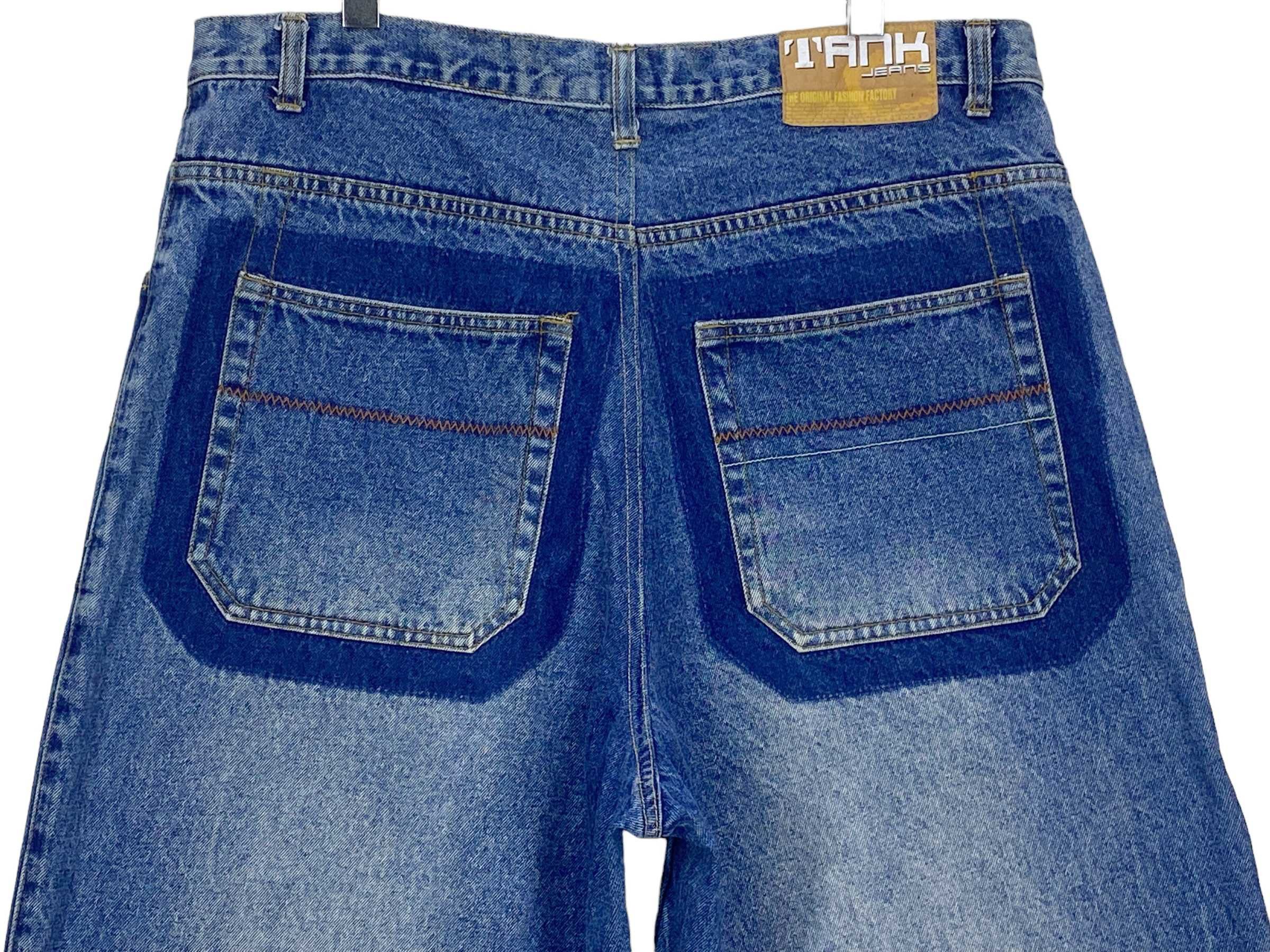 Japanese Brand Tank Baggy Jeans Hip Hop Skateboards Jeans Size US 38 / EU 54 - 5 Thumbnail