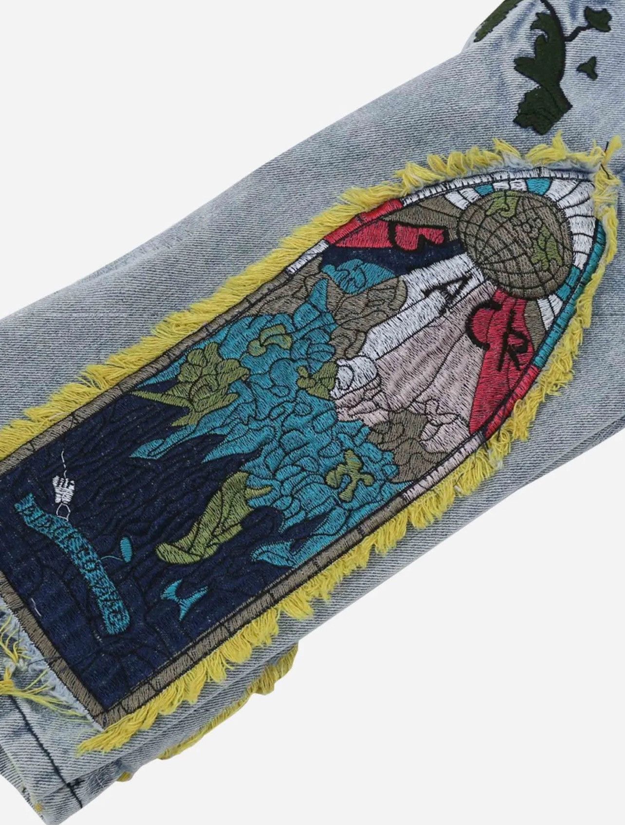 Japanese Brand × Vintage Embroidery Jeans Size US 30 / EU 46 - 5 Thumbnail