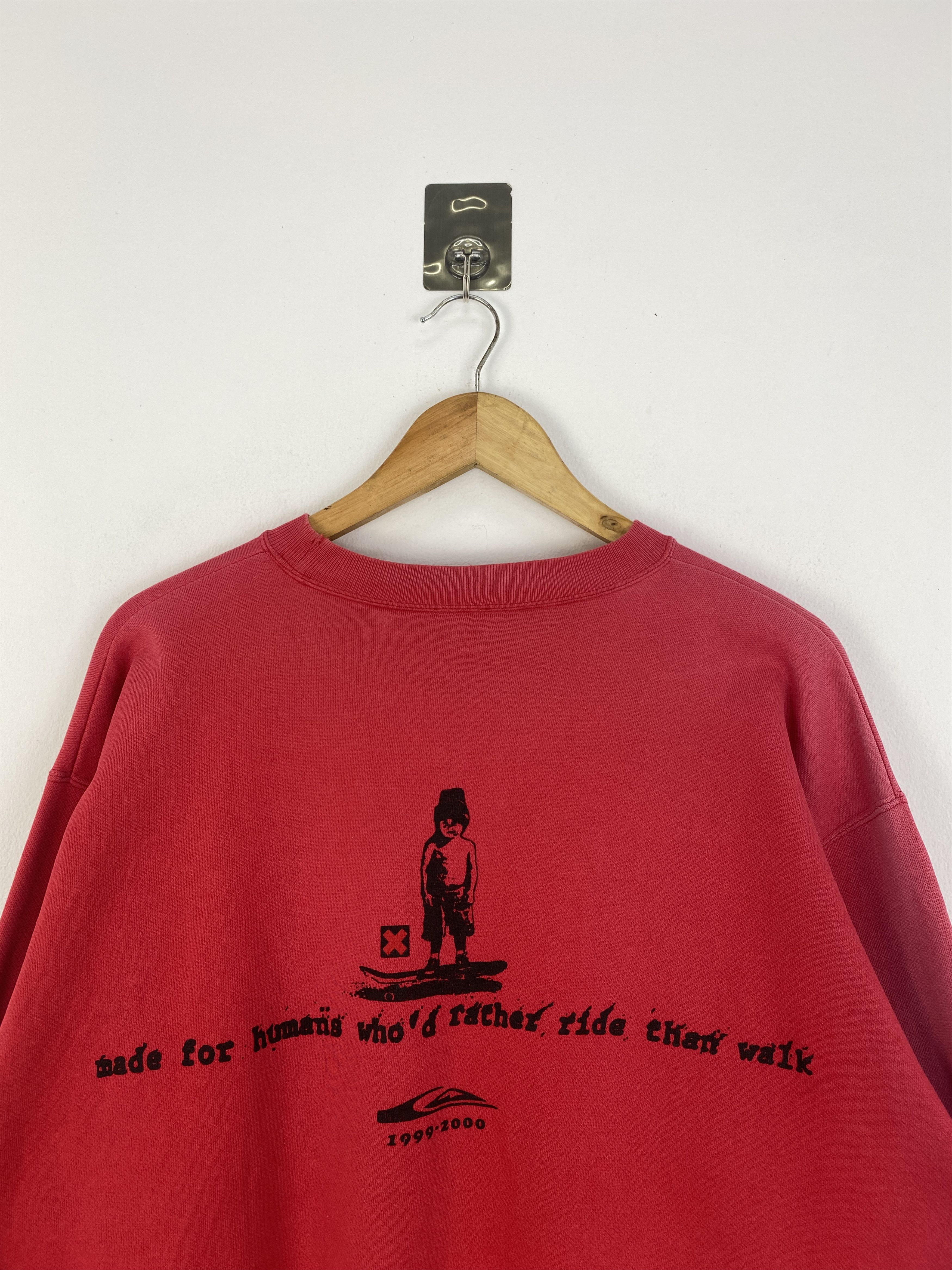 Quiksilver × Vintage Vintage 90s Quiksilver Made In Japan Sweatshirt SH0020 Size US XXL / EU 58 / 5 - 3 Thumbnail