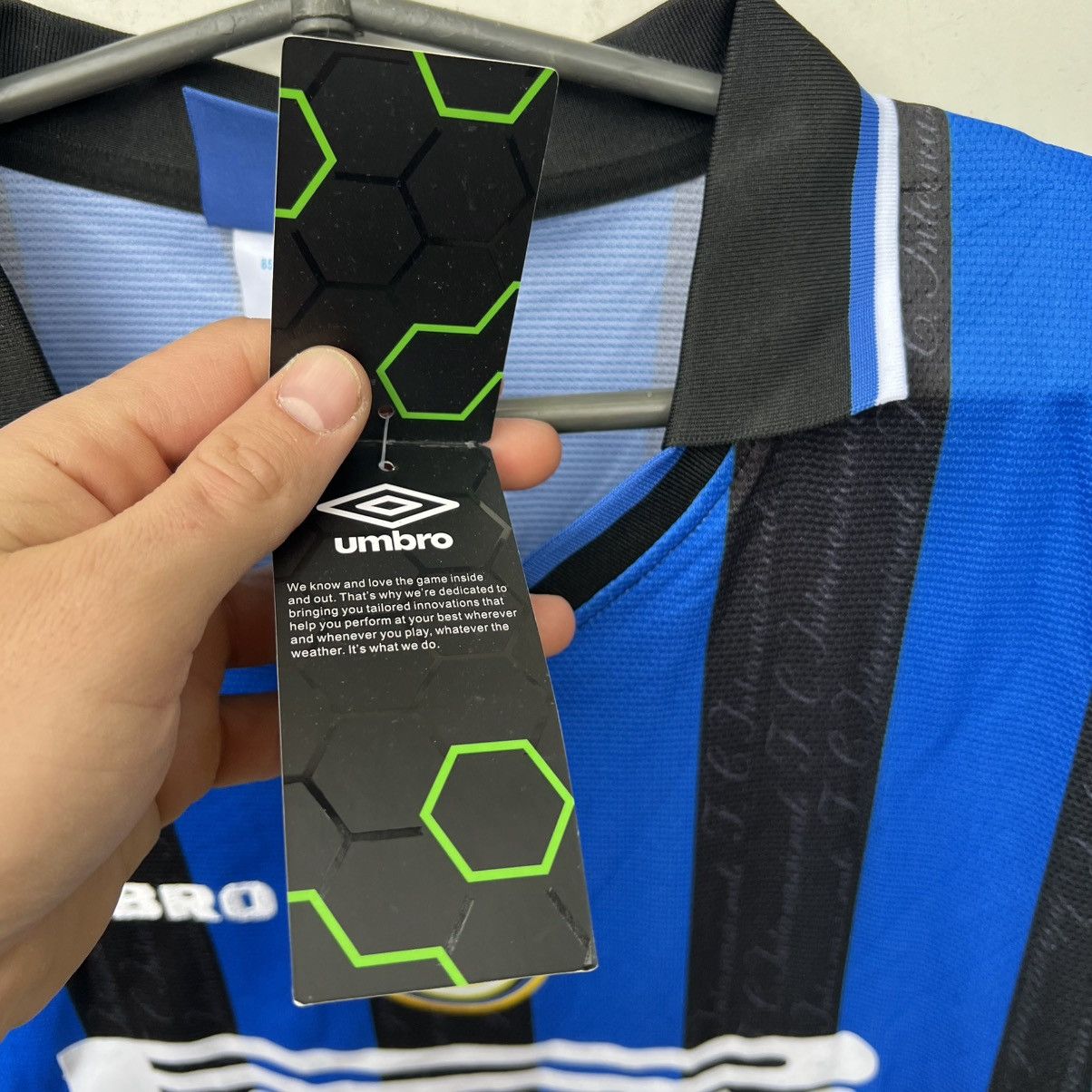 Umbro Vintage Inter Milan 1997/1998 Home Umbro Jersey Size US XL / EU 56 / 4 - 6 Thumbnail