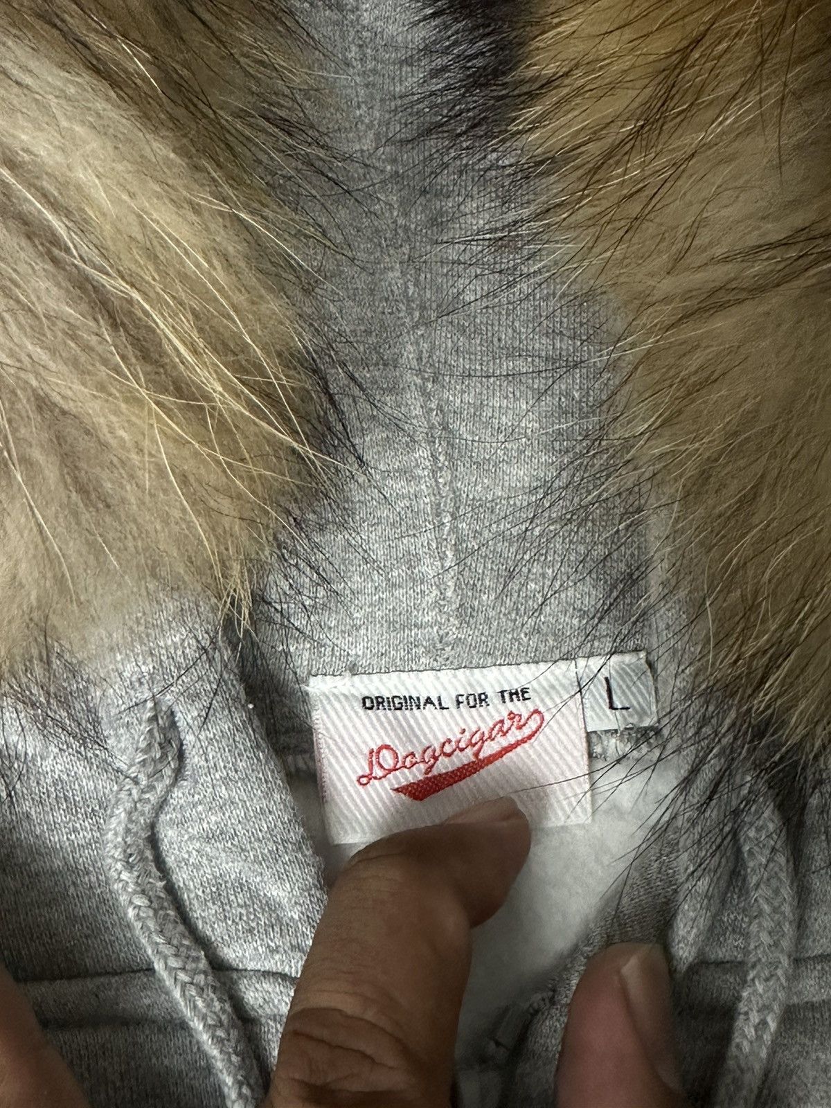 If Six Was Nine × Japanese Brand × Le Grande Bleu (L.G.B.) Japanese Furhoodie zipper loagcigar Size US L / EU 52-54 / 3 - 6 Thumbnail