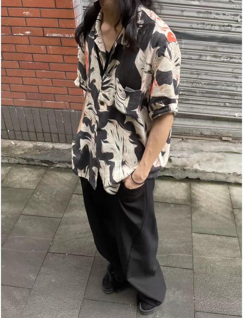 Our Legacy our legacy Thorn Flame Short Sleeve Shirt Floral Hawaiian S Size US S / EU 44-46 / 1 - 9 Thumbnail