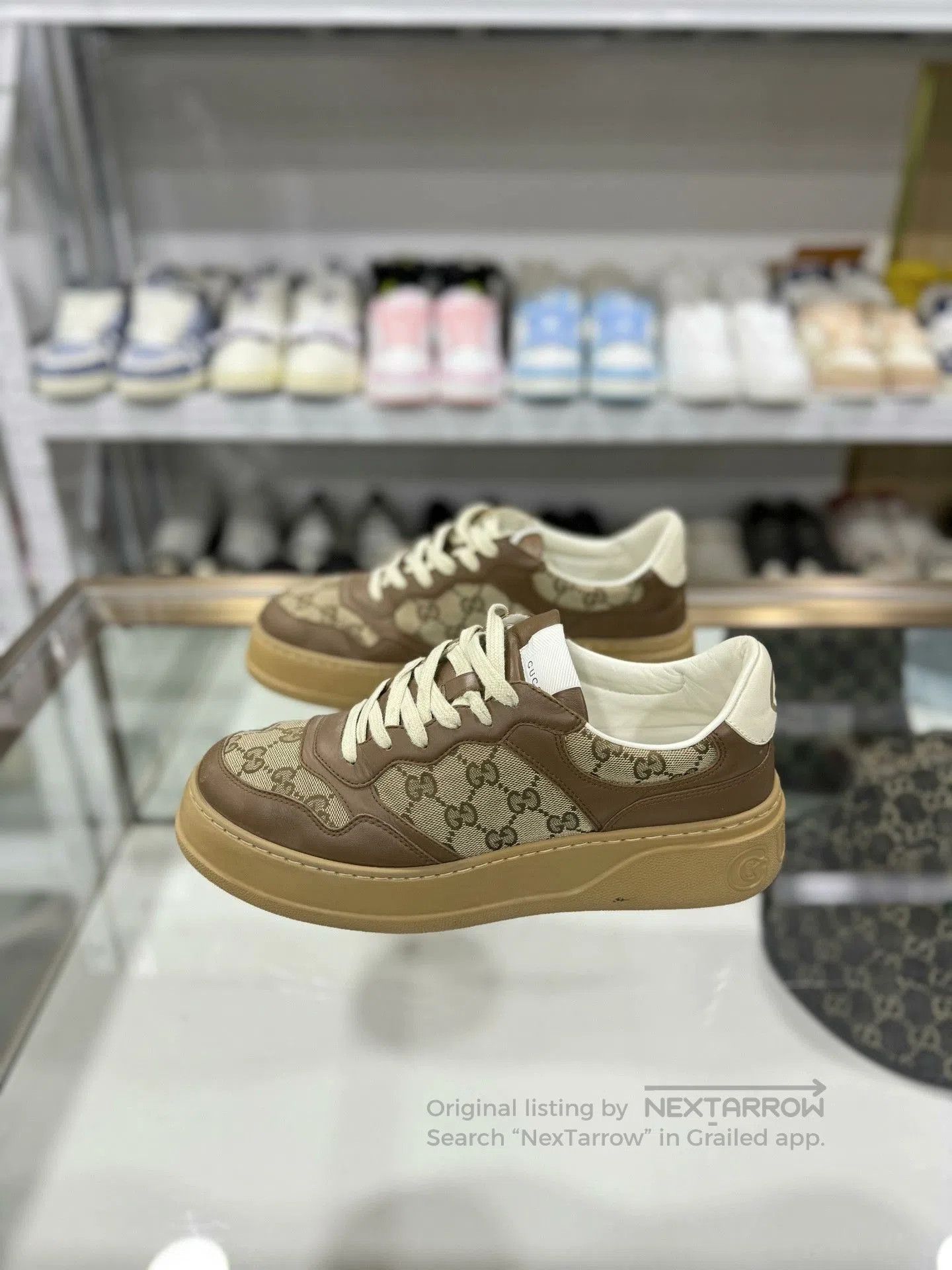 Gucci Gucci Brown Monogram Sneakers Men's 43. Size US 10 / EU 43 - 1 Thumbnail