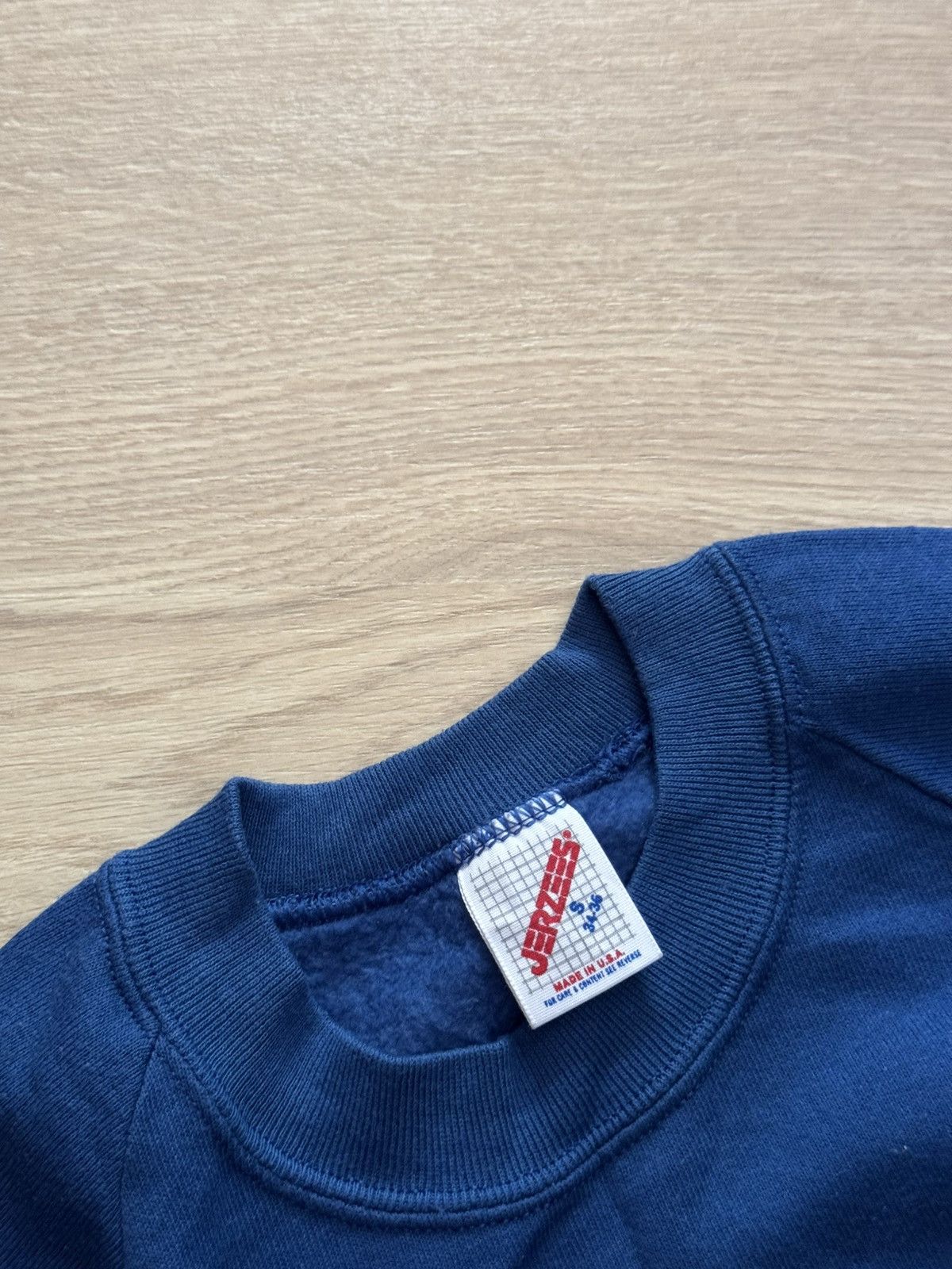 Vintage Vintage 90s Jerzees Women’s Made In USA Duck Blue Sweatshirt Size S / US 4 / IT 40 - 5 Thumbnail