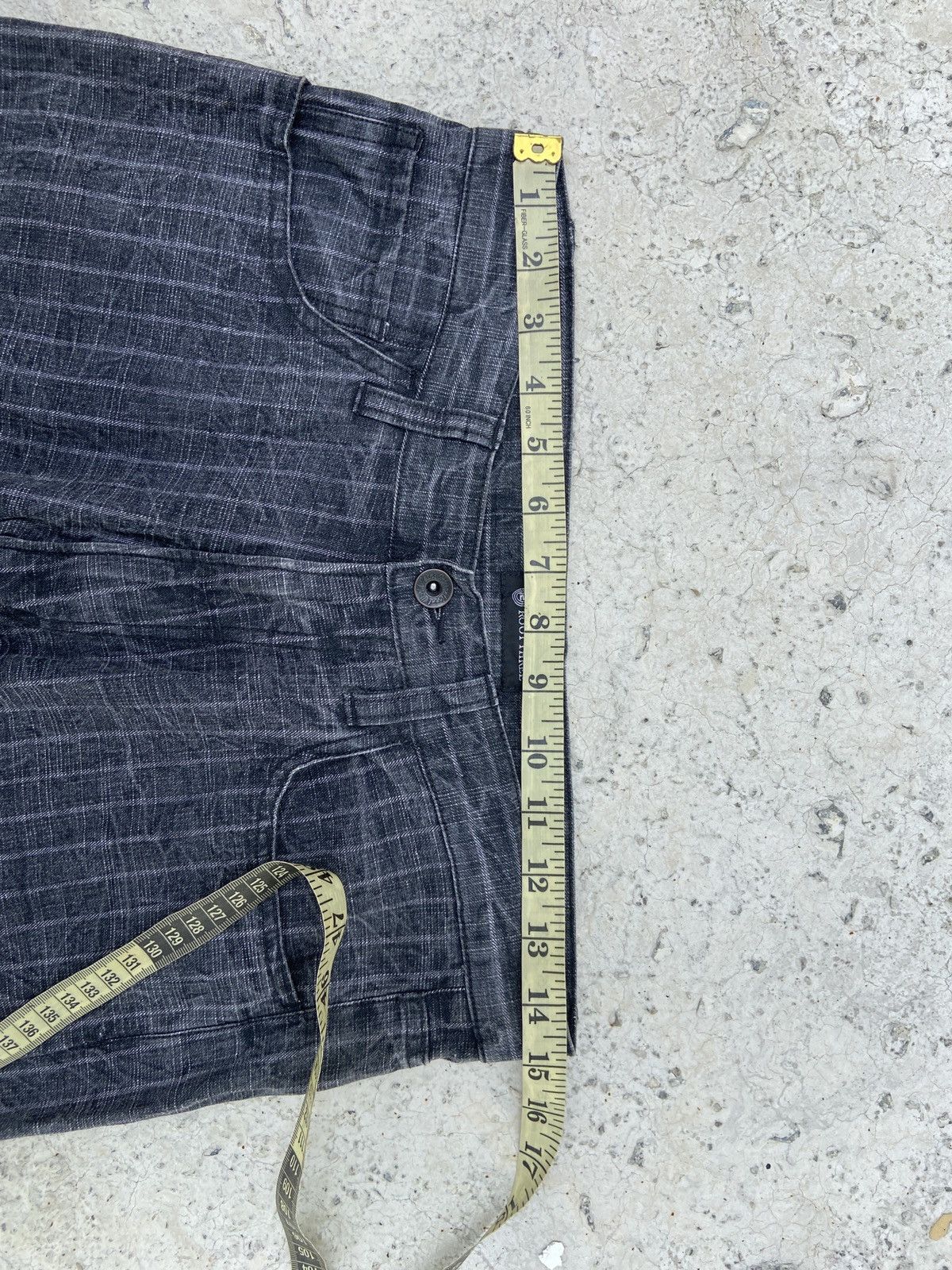 If Six Was Nine × Japanese Brand × Vintage Vintage Hickory Stripe Denim Size US 30 / EU 46 - 13 Thumbnail