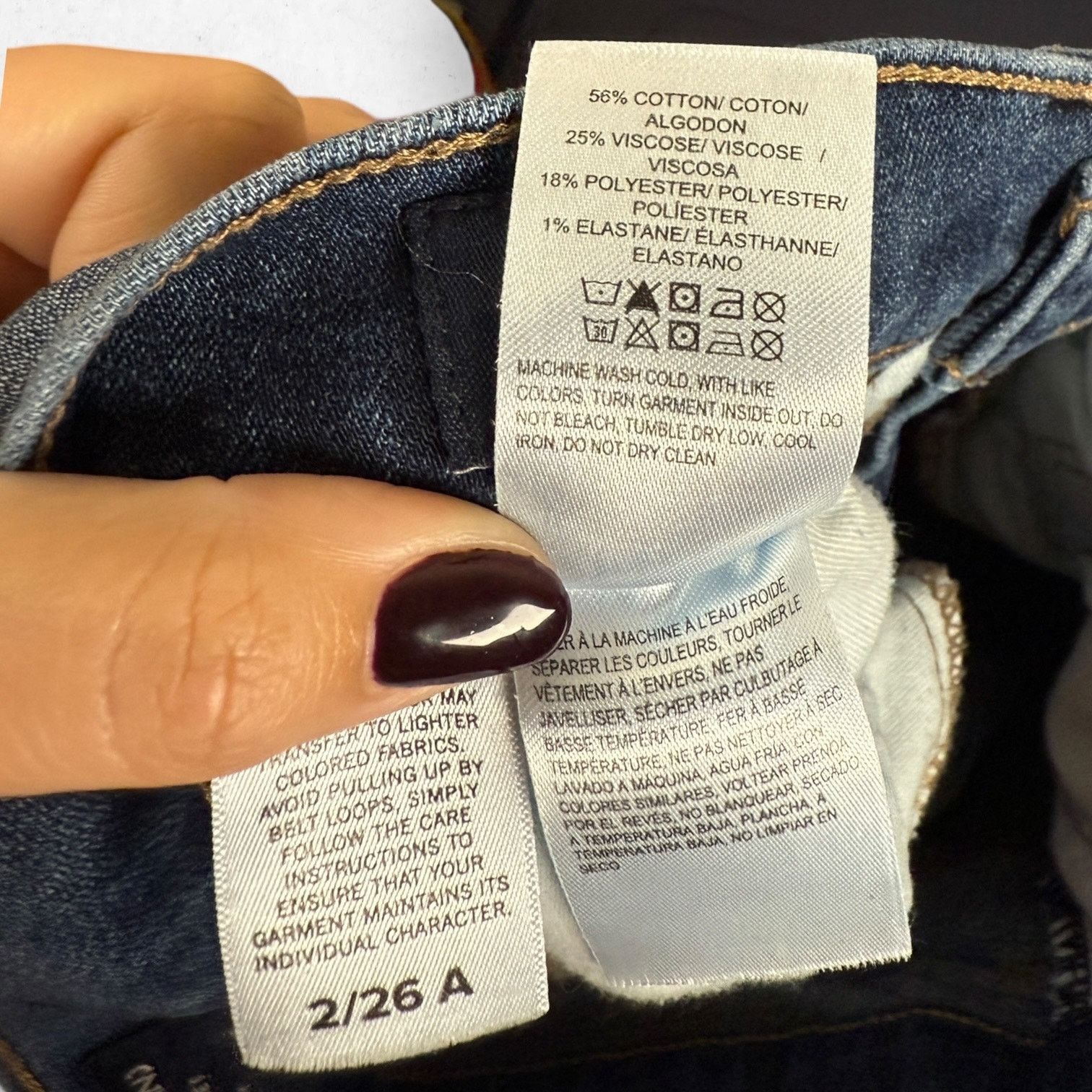 Lucky Brand Lucky Brand Jeans Women's 2/26 Ankle Mid Rise Skinny Ava Size 26" / US 2 / IT 38 - 7 Thumbnail