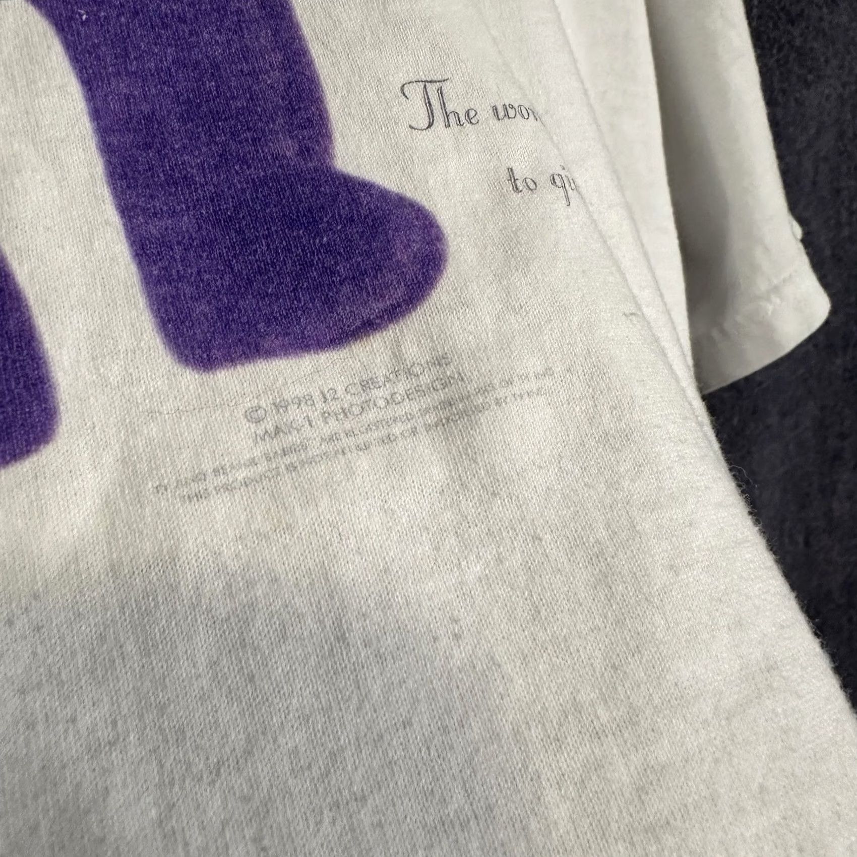 Fruit Of The Loom VINTAGE 1998 Princess Diana Of Wales Beanie Babies Graphic T Shirt XL White 90s Nike Size US XL / EU 56 / 4 - 5 Thumbnail