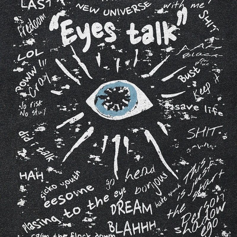 Japanese Brand Eye Graffiti Graphic T Shirt Size US M / EU 48-50 / 2 - 3 Thumbnail