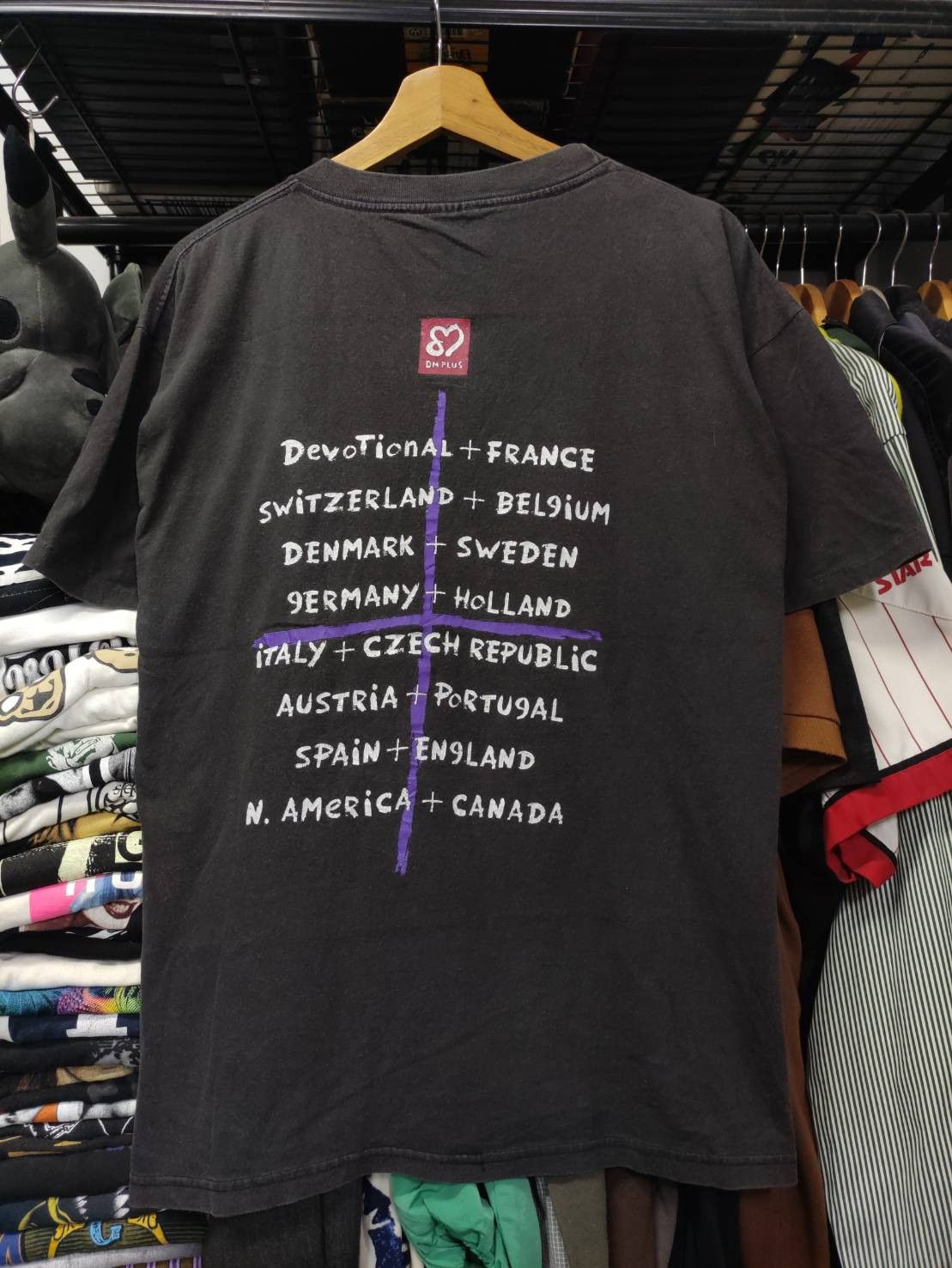 Band Tees Vtg 90's Depeche Mode Devotional Tour Shirt Size US XL / EU 56 / 4 - 2 Thumbnail