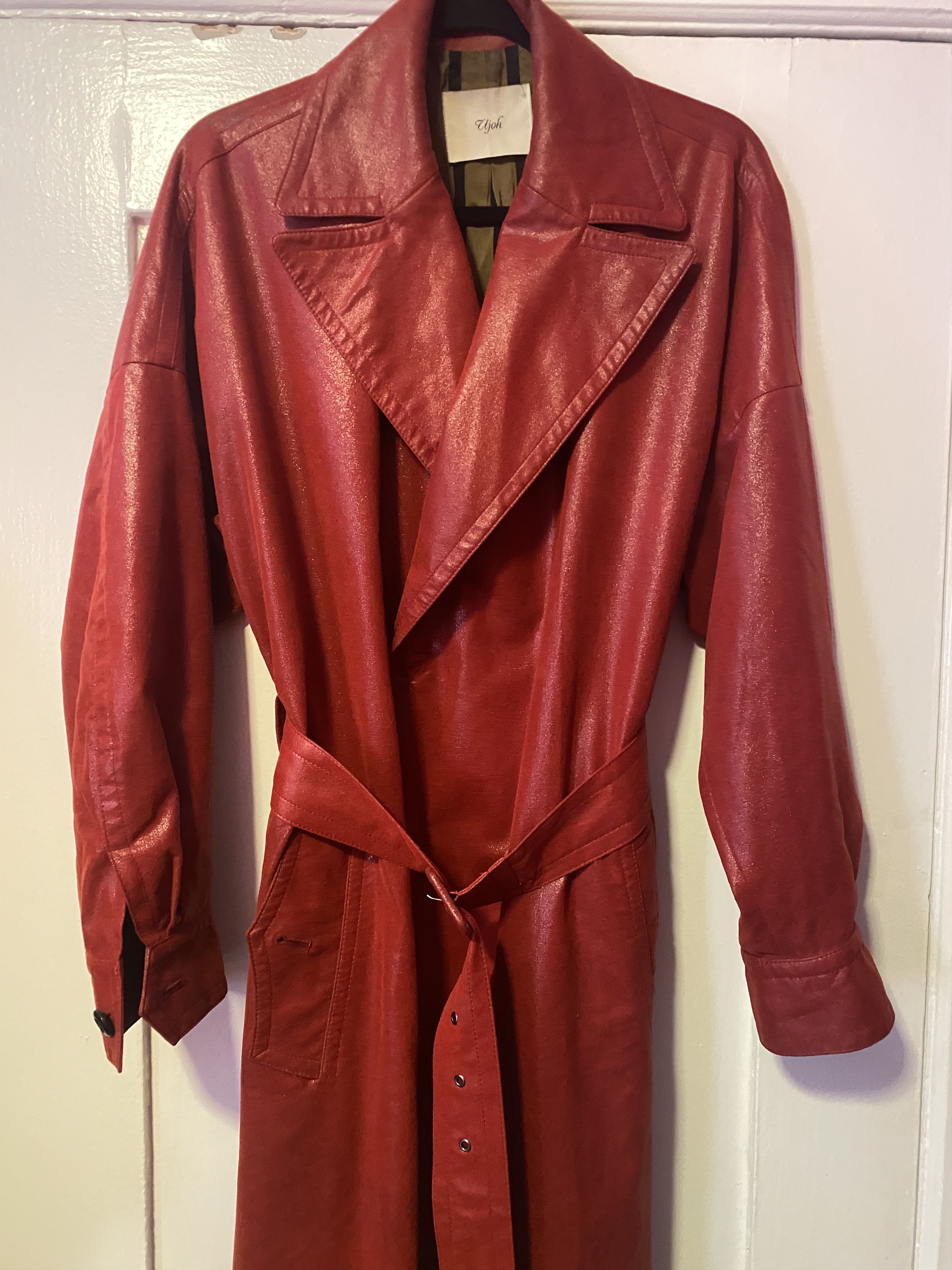 image of Vintage Red Oversized Coat But Japanese Designer Ujoh, Women's