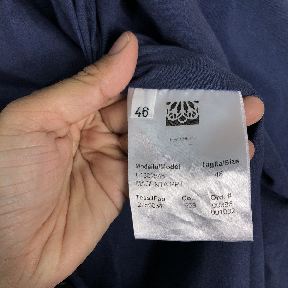 Japanese Brand 🔥Vtg Chore Jacket Double Breast Coats Menichetti Italy Size US M / EU 48-50 / 2 - 16 Thumbnail