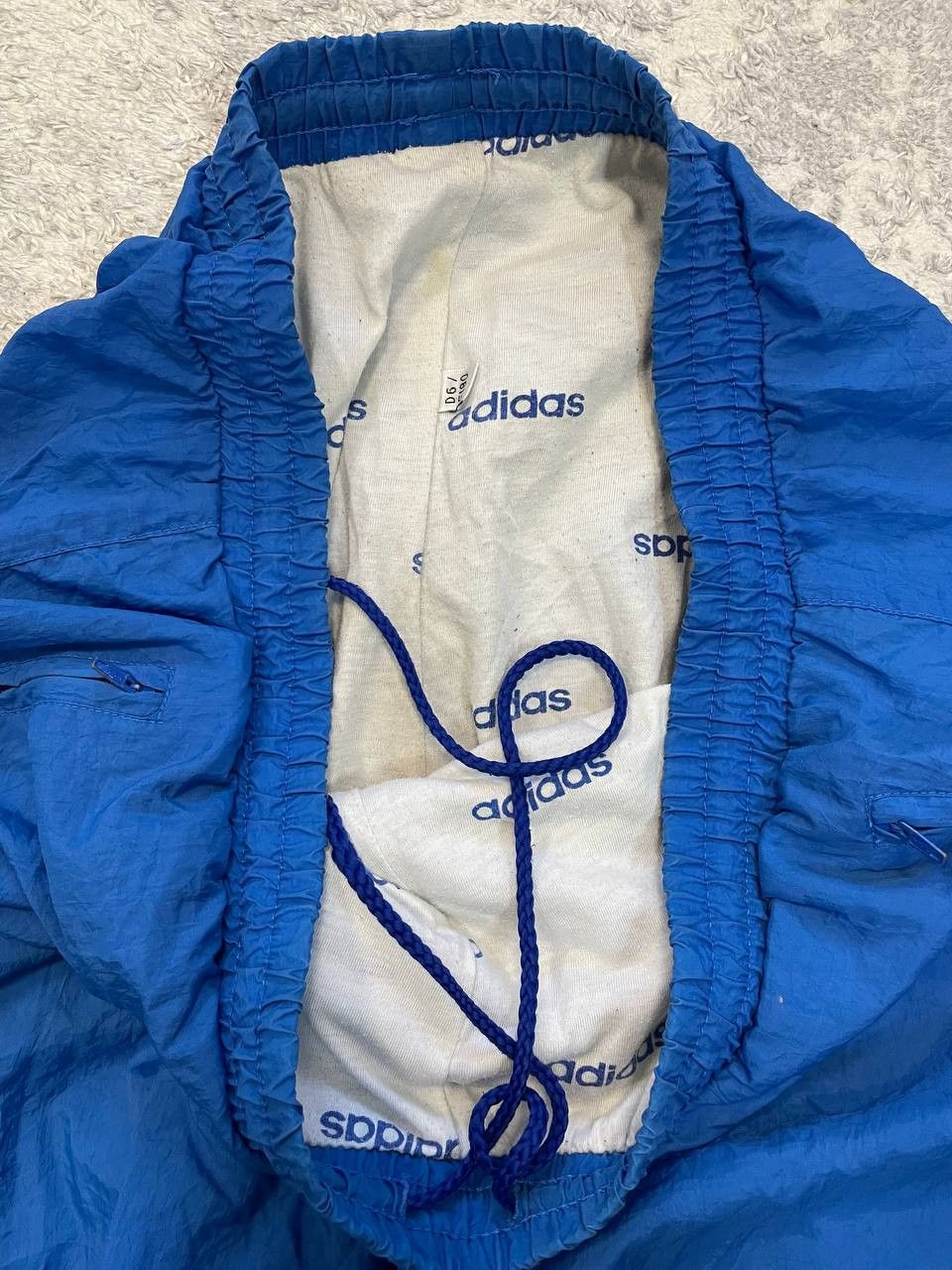 Adidas Men's Adidas Nylon Sweatpants, Blue, Windbreakers 90s Size L Size US 34 / EU 50 - 10 Thumbnail