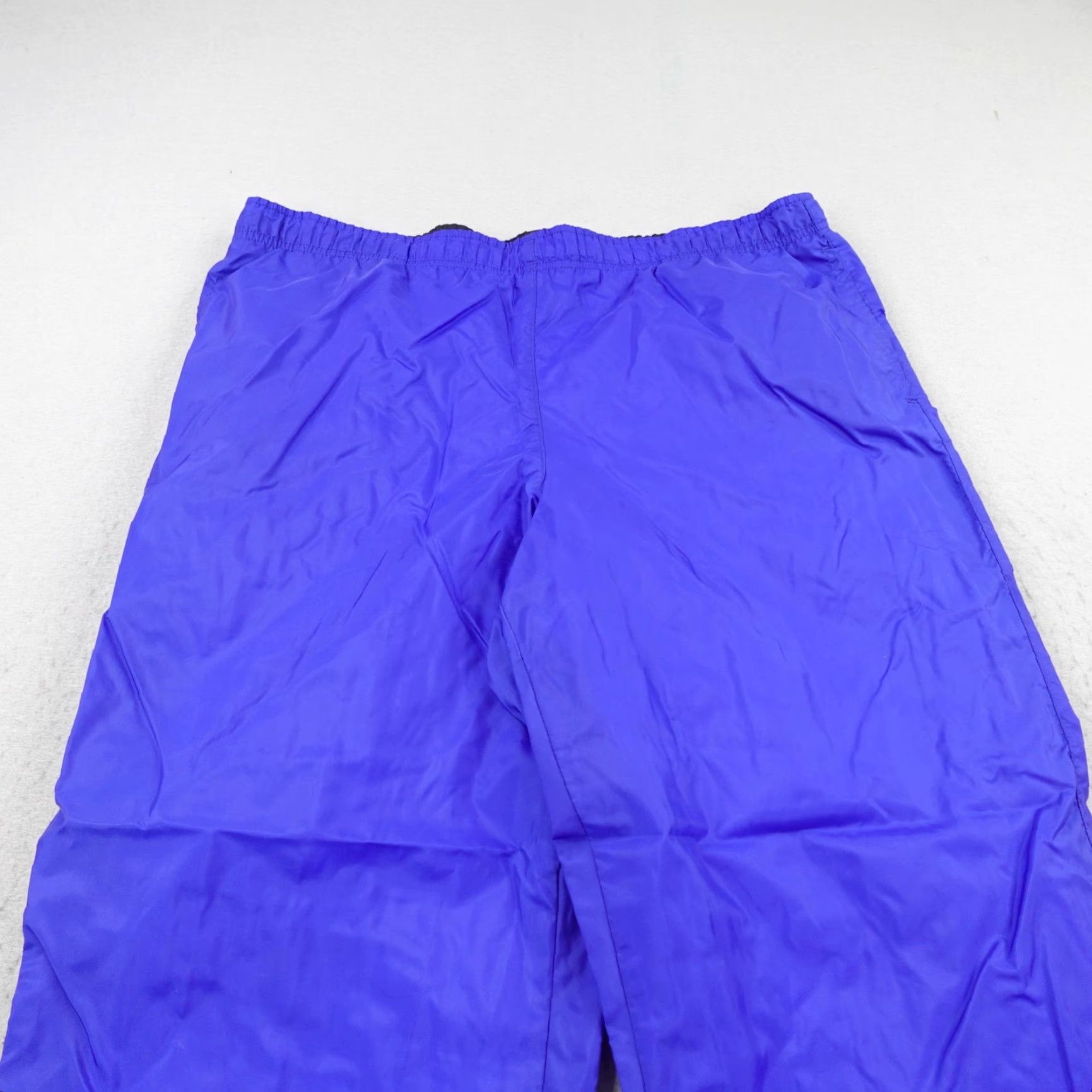 Nike VINTAGE Nike Pants Women L Large Blue Windbreaker Track Ankle Zip Jogger Y2K Size 36" / US 14 / IT 50 - 2 Thumbnail