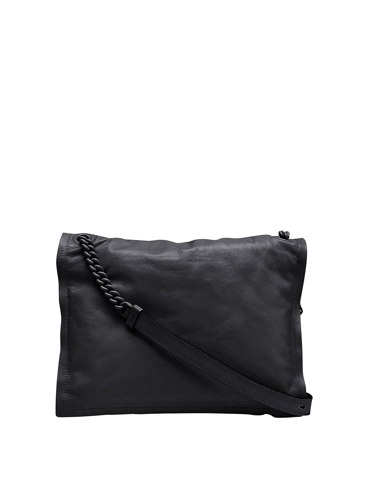 Salvatore Ferragamo o1s1rm1124 Size: OS / Padded Leather Shoulder Bag in Black Size ONE SIZE - 3 Thumbnail