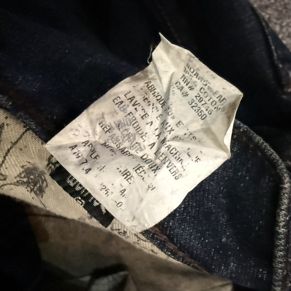 Volcom Vintage Mark Appleyard Boardwear Skate Denim Y2k Style Size US 34 / EU 50 - 14 Thumbnail