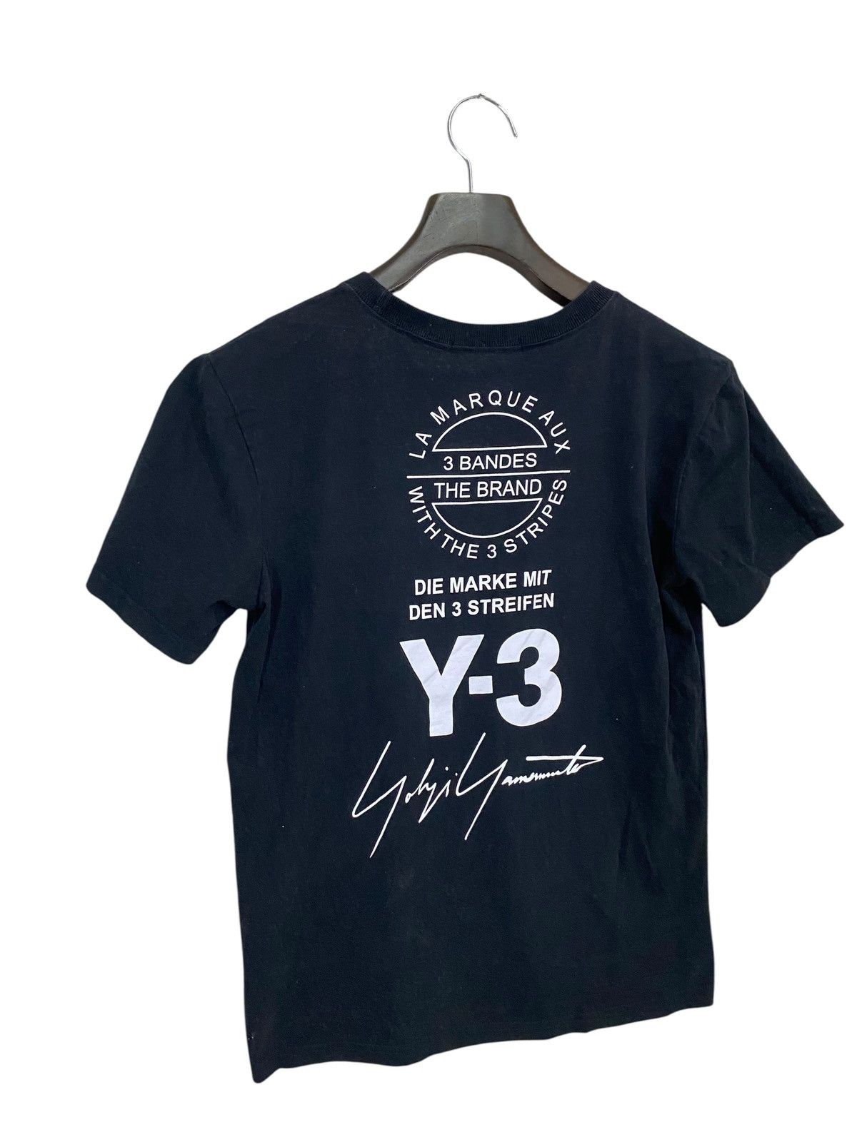 Adidas y3 x yohji yamamoto spellout tshirt