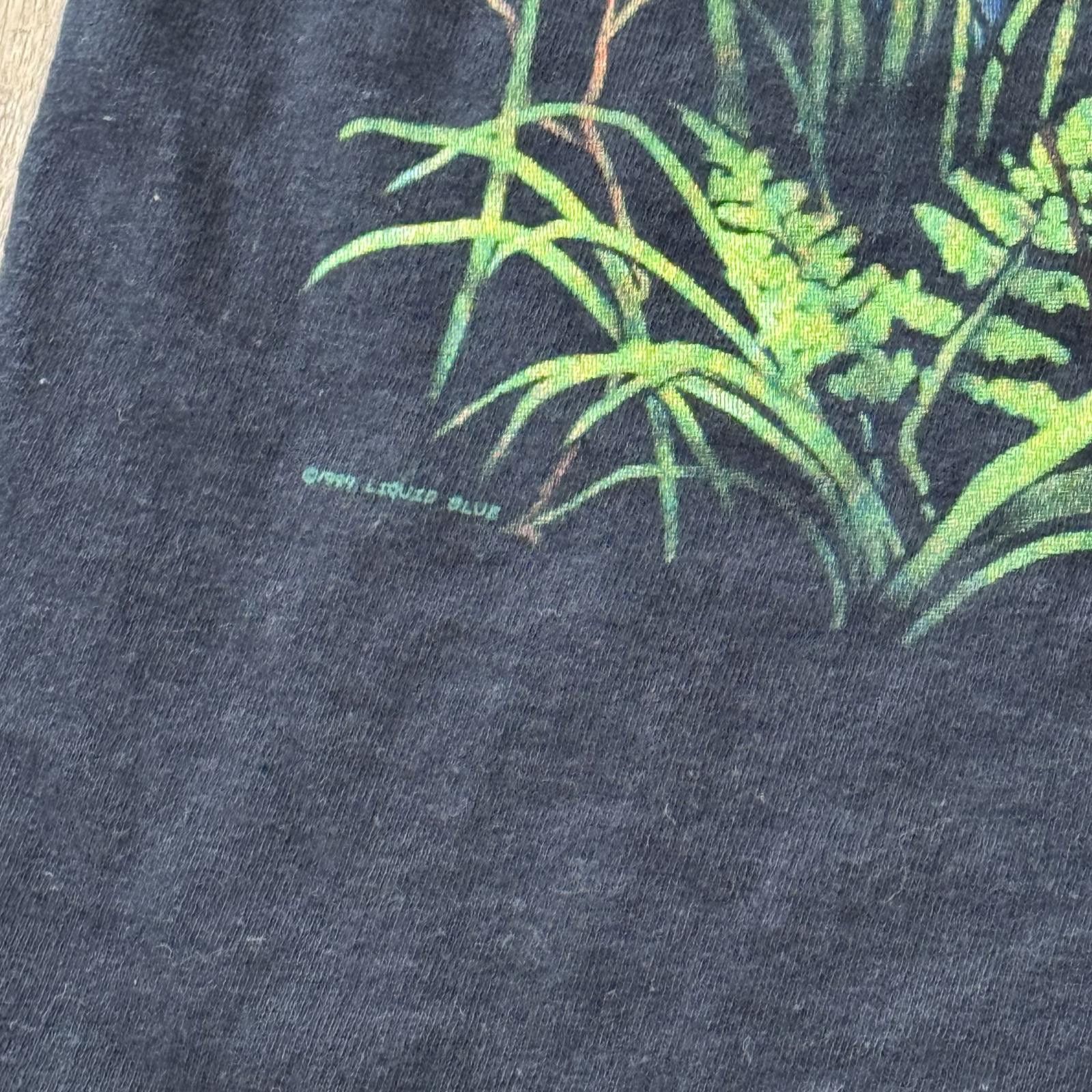 Other Vintage 90s Liquid Blue Rainforest Cafe Gorilla Nature Shirt Size US M / EU 48-50 / 2 - 9 Thumbnail