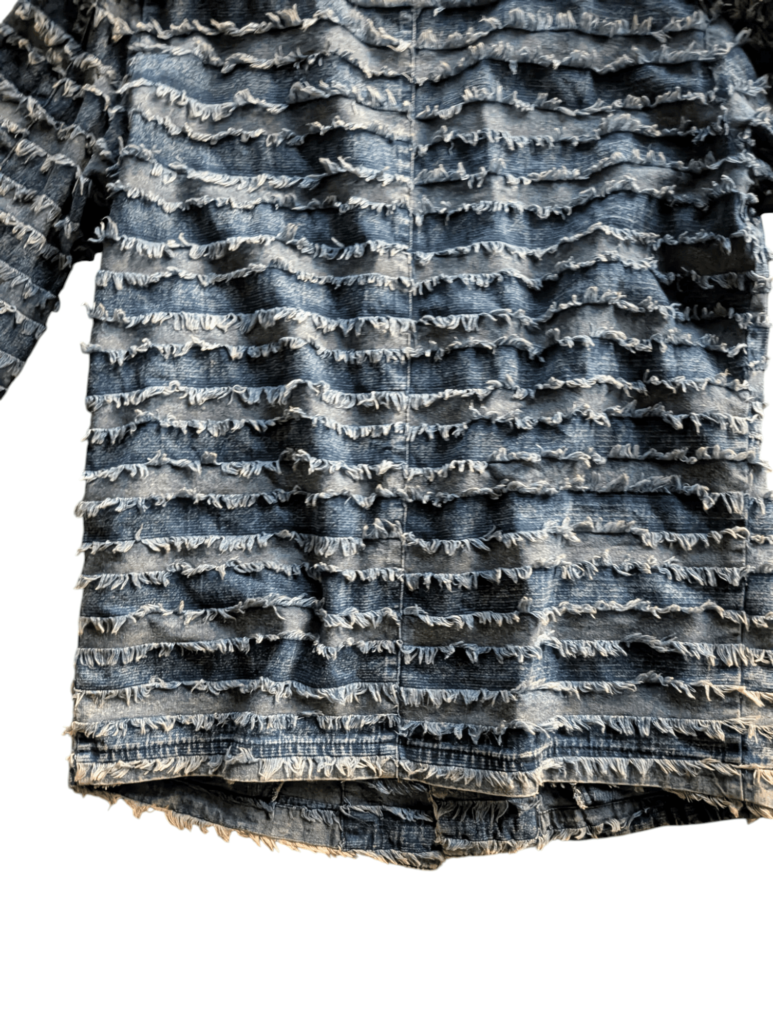 Designer Vintage Fringed Jacket Issey Miyake ,kapital Inspired Size M / US 6-8 / IT 42-44 - 4 Thumbnail