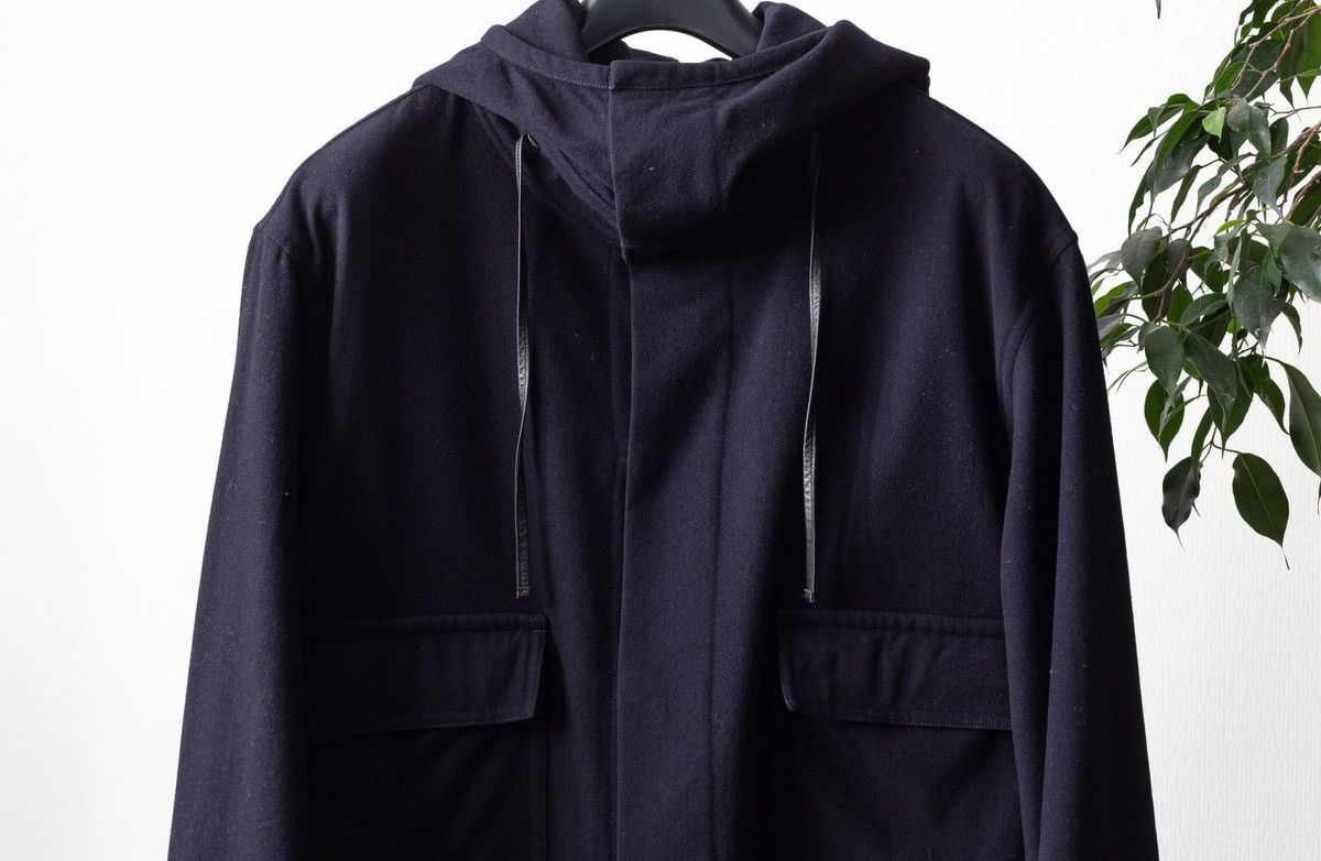 Yohji Yamamoto Yohji Yamamoto Pour Homme 80s Cropped Cargo Hoodie Size US M / EU 48-50 / 2 - 2 Thumbnail