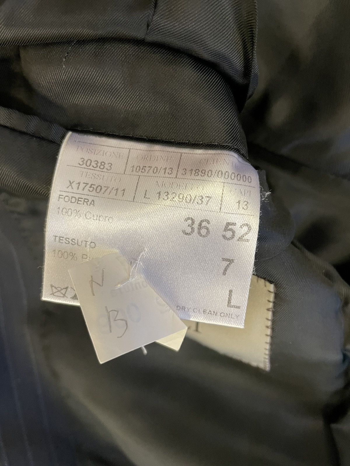 Canali Striped Wool Suit Size 42L - 11 Thumbnail