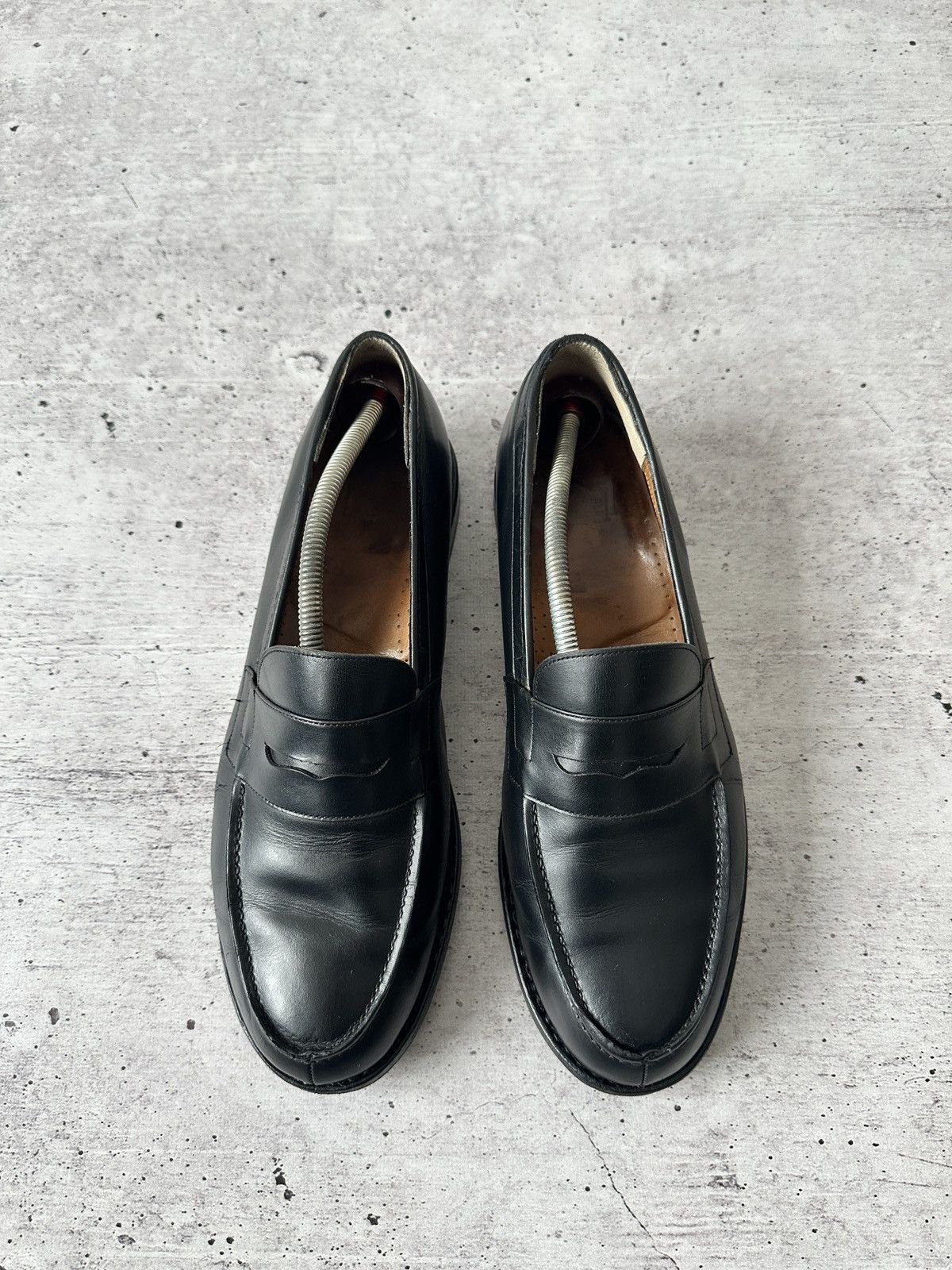 Other Black Leather Loafers, Size 45 - Classic Men’s Formal Shoes Size US 12 / EU 45 - 3 Thumbnail