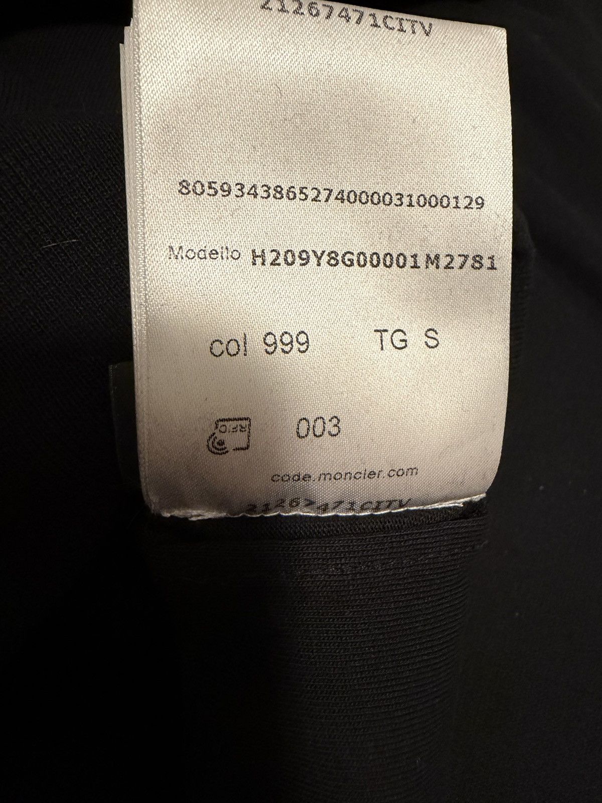 1017 ALYX 9SM × Moncler The Moncler Genius x 1017 ALYX 9SM Logo Print Hoodie Size US S / EU 44-46 / 1 - 6 Thumbnail