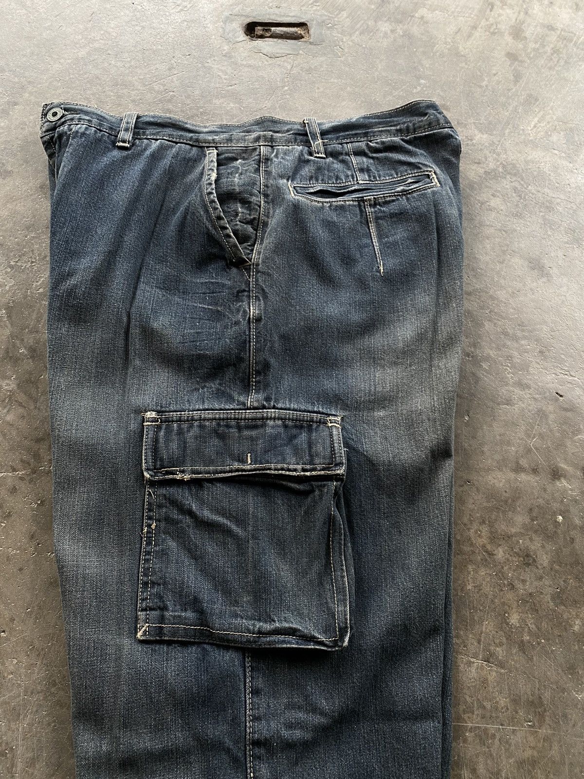 Vintage Baggy Jeans Vintage Workwear Old Navy Cargo 34x34 Size US 34 / EU 50 - 16 Thumbnail