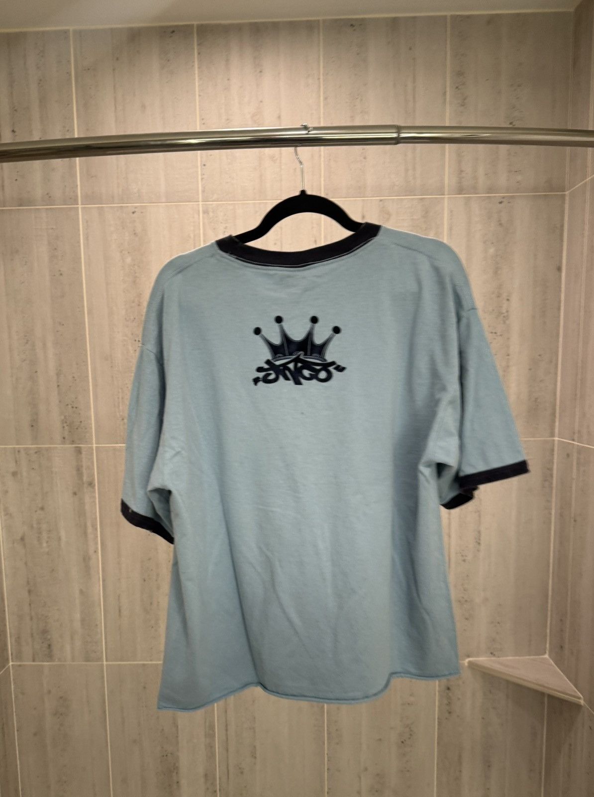 JNCO SUPER Rare Vintage JNCO Crown Tribal Ringer Tee -Made in USA Size US L / EU 52-54 / 3 - 2 Thumbnail