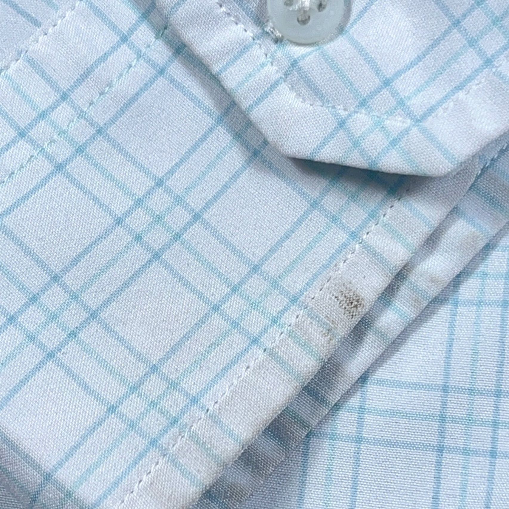 Under Armour Under Armour Button-Up Shirt Men Large White Blue Lightweight Moisture Wicking Plaid Performance Outdoor Size US L / EU 52-54 / 3 - 4 Thumbnail