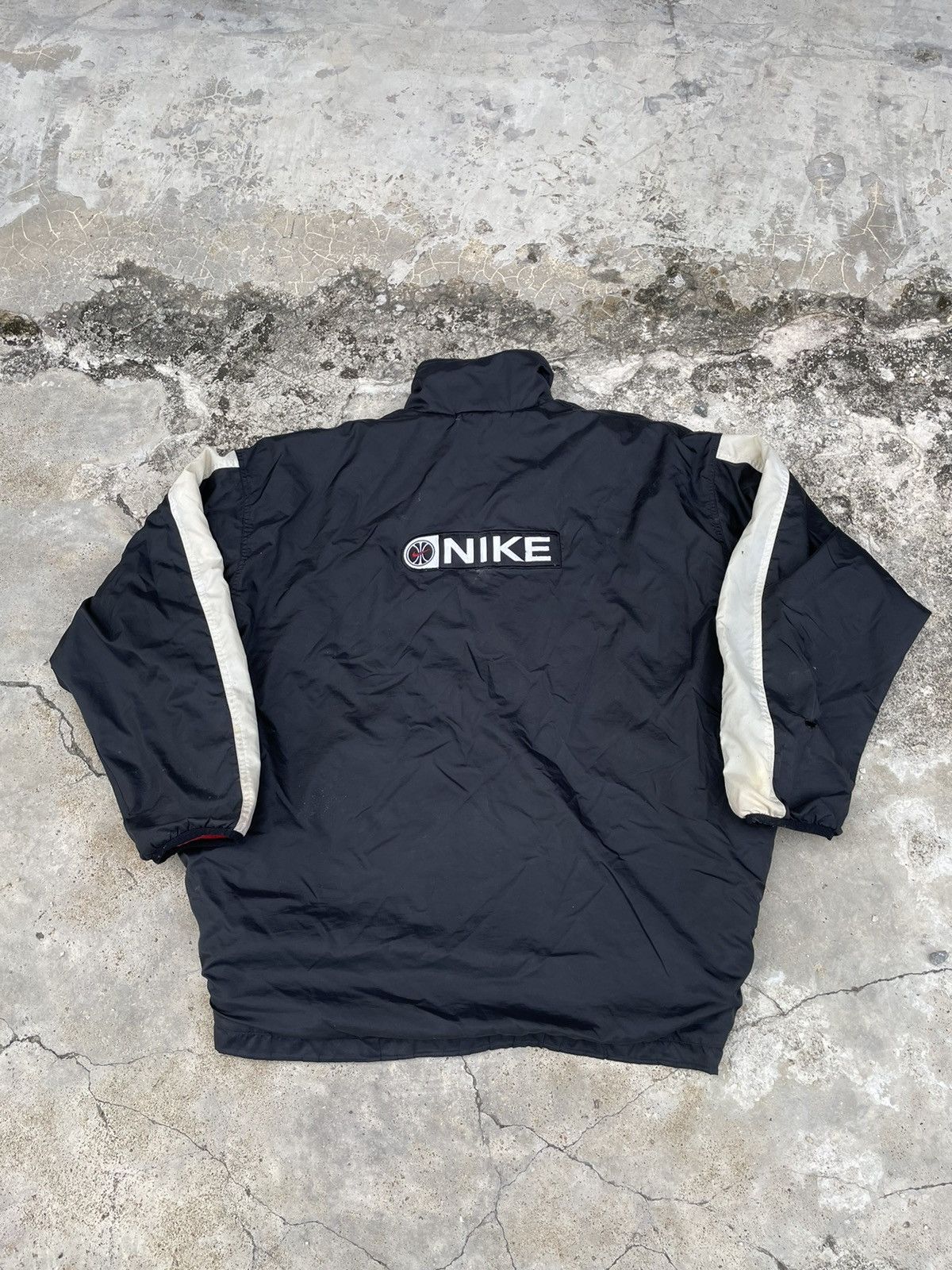 Nike Vintage 90s Nike Basketball Zipper Jacket Tracktop Oversized Size US XXL / EU 58 / 5 - 2 Thumbnail